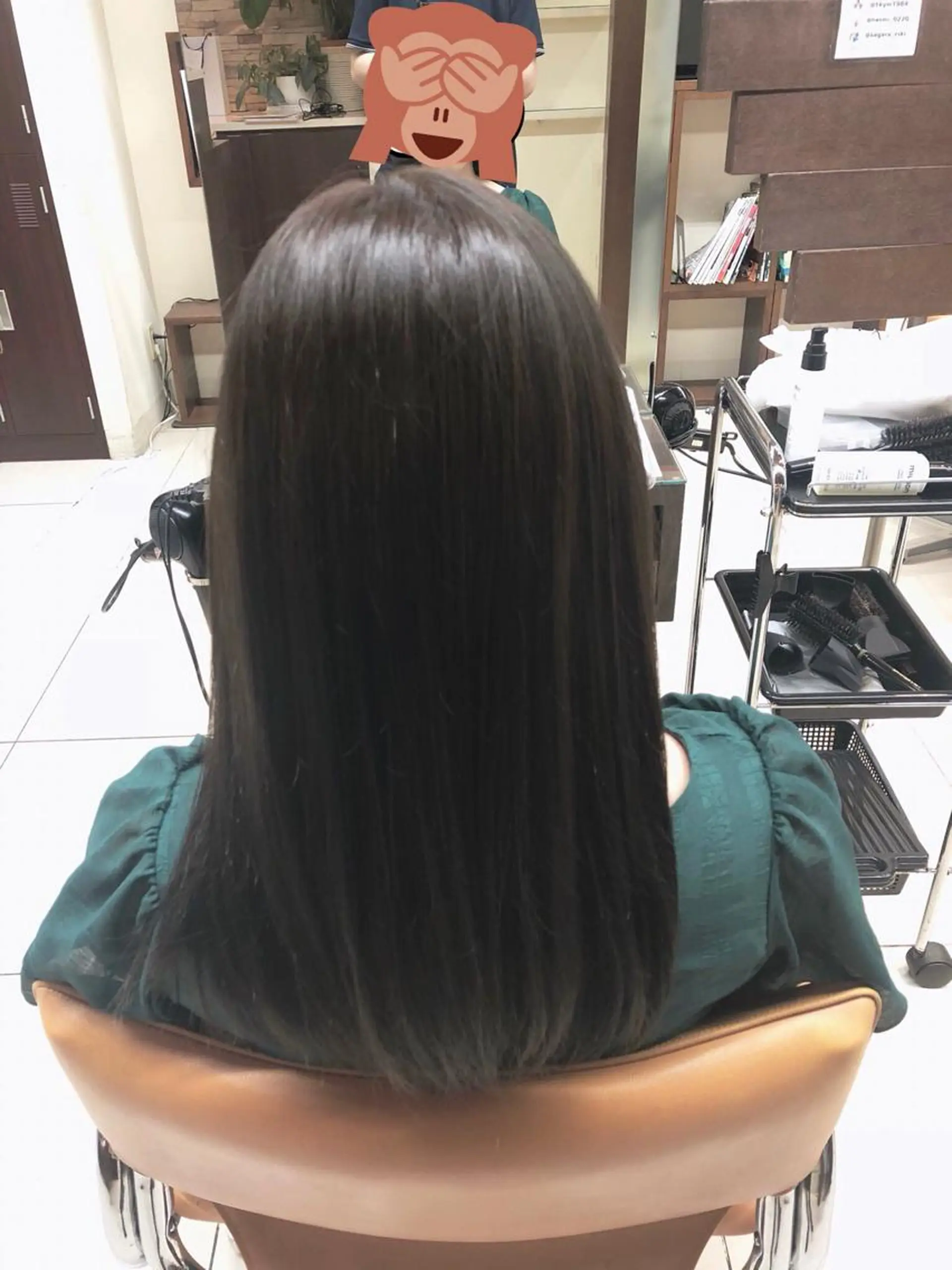 セミロング カラー 透明感カラー 森田 一輝のヘアスタイル