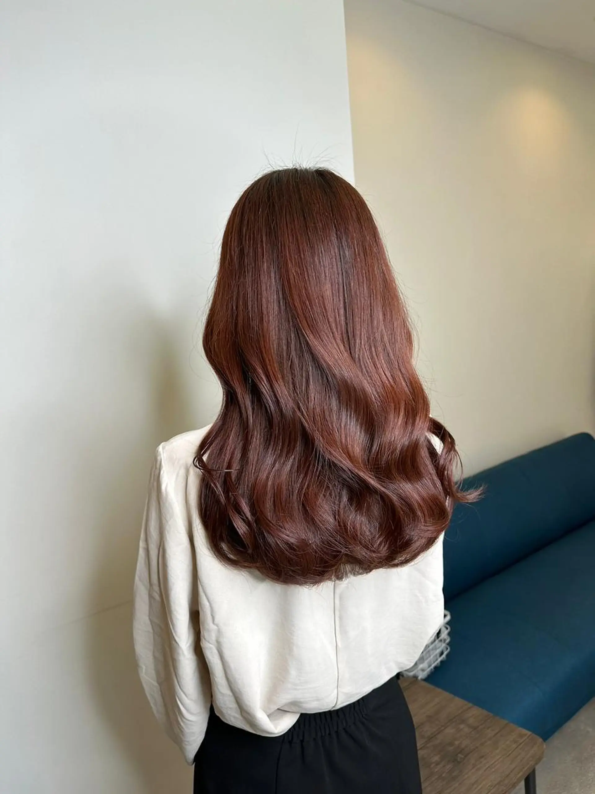 セミロング ハイライト 髪質改善 カット ヘアカラー トリートメント N° jemica 札幌のヘアスタイル