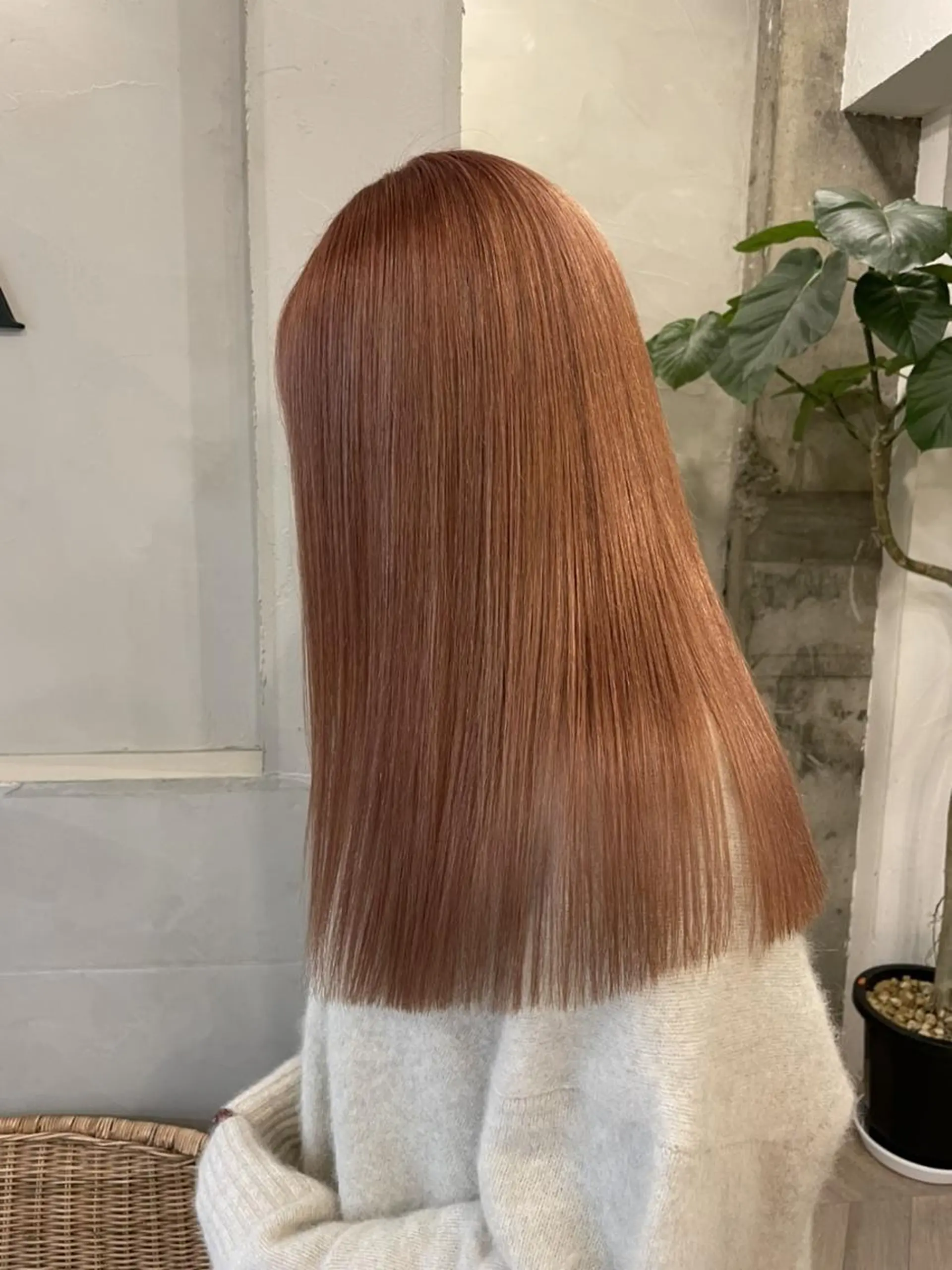 ロング カラー ブリーチ ケアブリーチ ダブルカラー ANGELICA LABO 梅田店のヘアスタイル