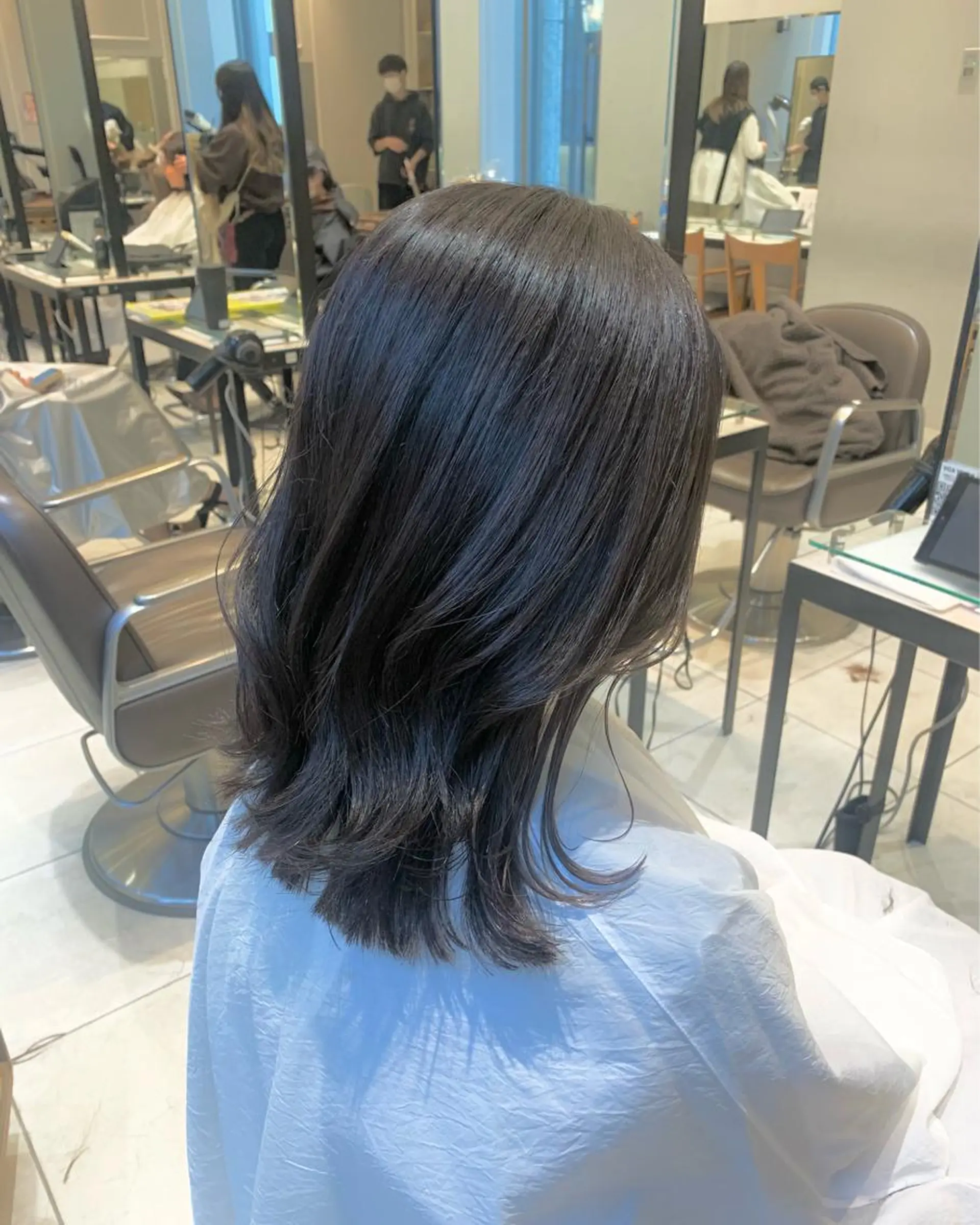 セミロング カット トリートメント ヘッドスパ 髪質改善/縮毛矯正 🎀小林 唯 🎀のヘアスタイル