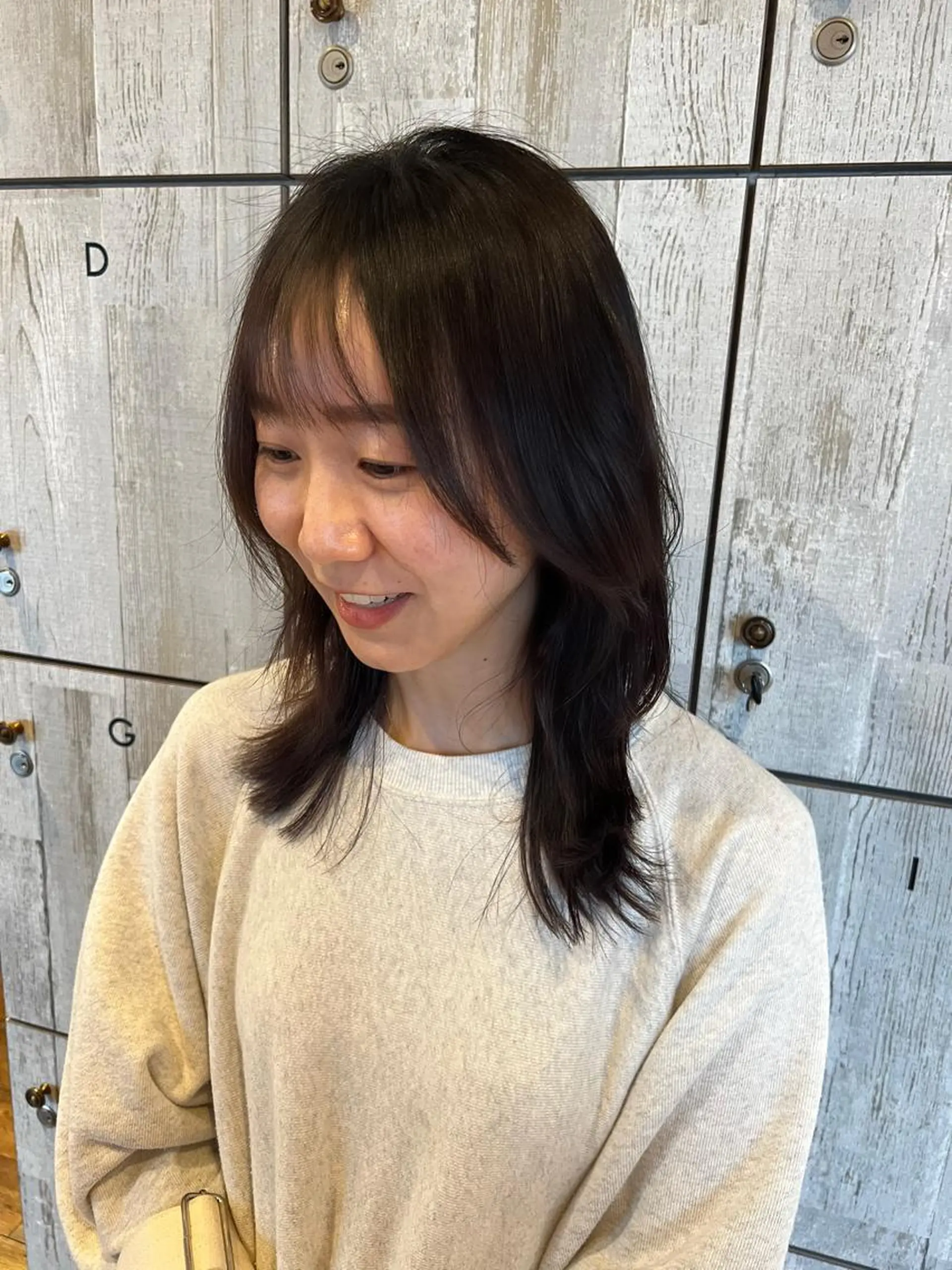 ミディアム アッシュ 韓国風カラー ボブ 髪質改善 韓国風ヘア 🌿寄り添い型美容師 🌿yuiのヘアスタイル