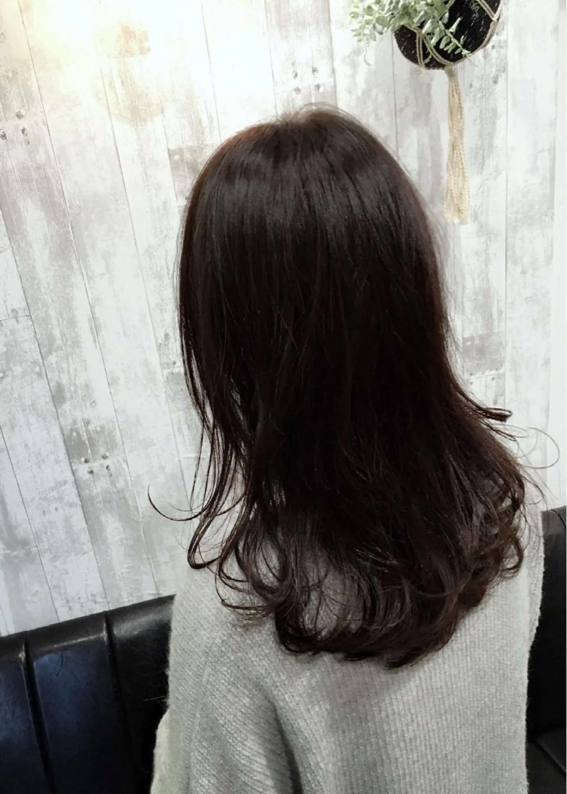 ミディアム パーマ トリートメント カット パーマ トリートメント 髪質改善カラー ケアブリーチ/タムのヘアスタイル