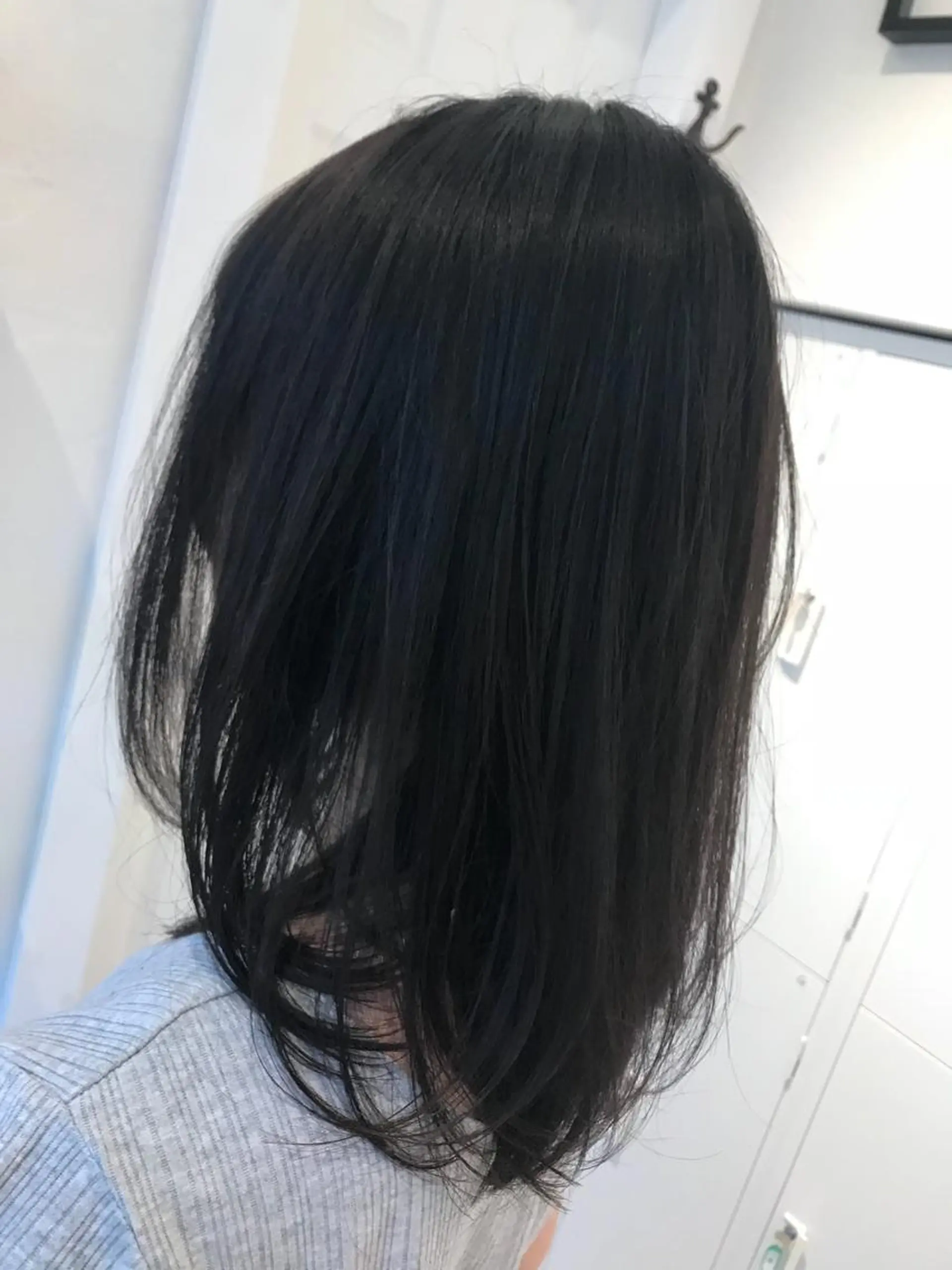 セミロング 縮毛矯正 久保亮太 /大人ショートのヘアスタイル