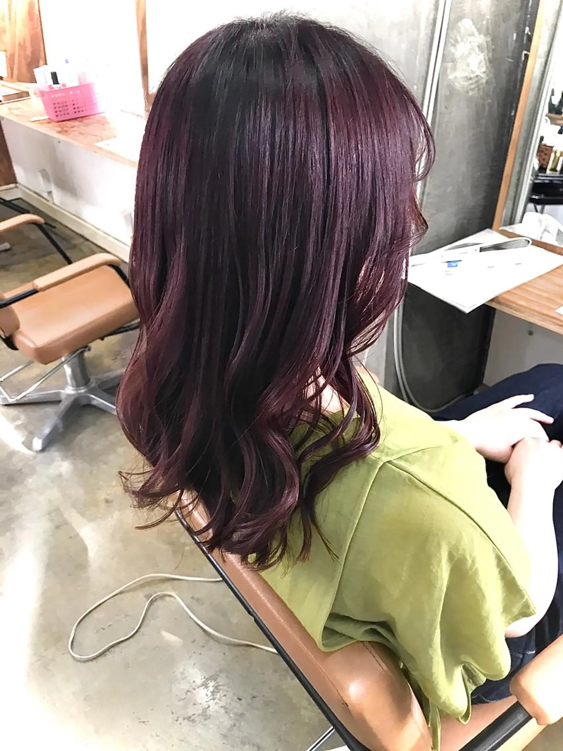 ミディアム カラー ピンクカラー カット ヘアカラー トリートメント 💎髪質改善💎 デザイナーshinのヘアスタイル