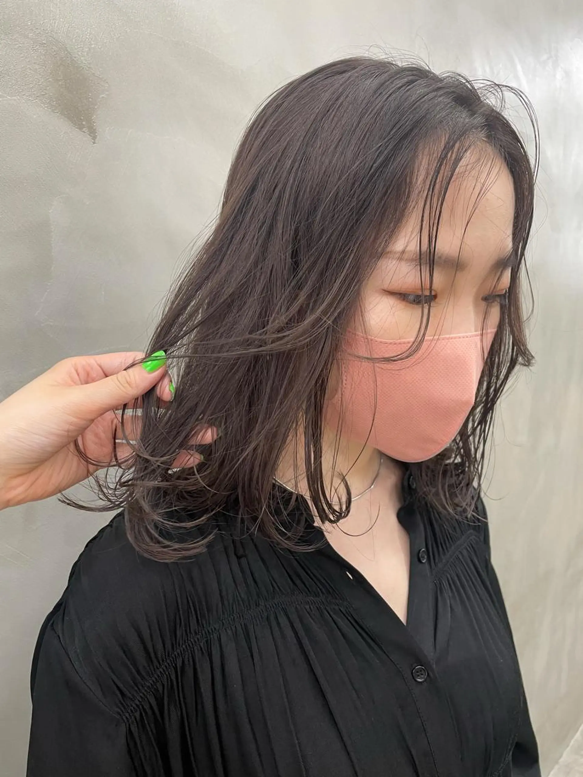 ミディアム レイヤーカット カット トリートメント yurika☁️ 似合わせ｜レイヤーのヘアスタイル