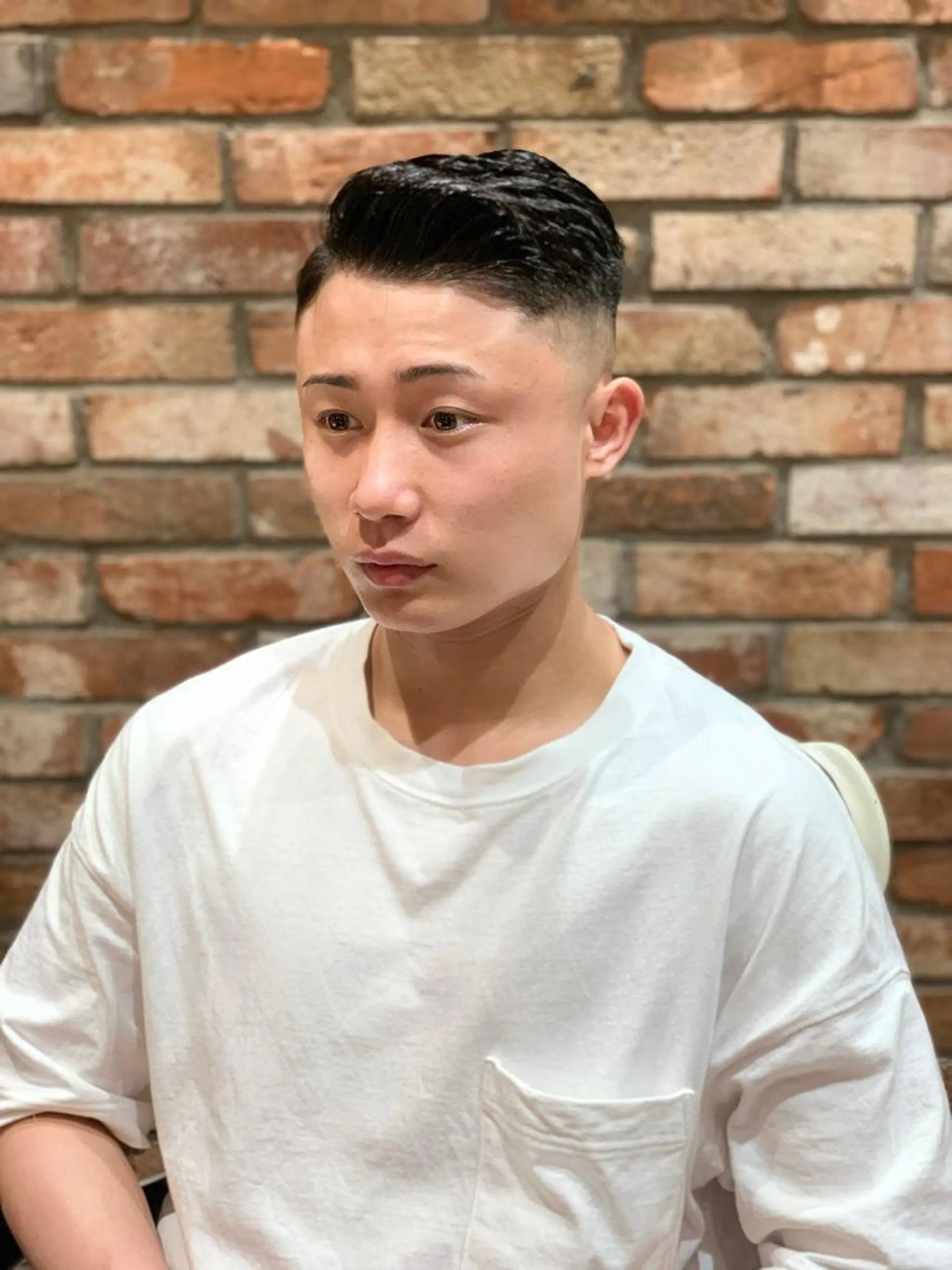 ショート メンズ HIROGINZAプレミアムバーバー赤坂店所属・田中 千恩のヘアスタイル