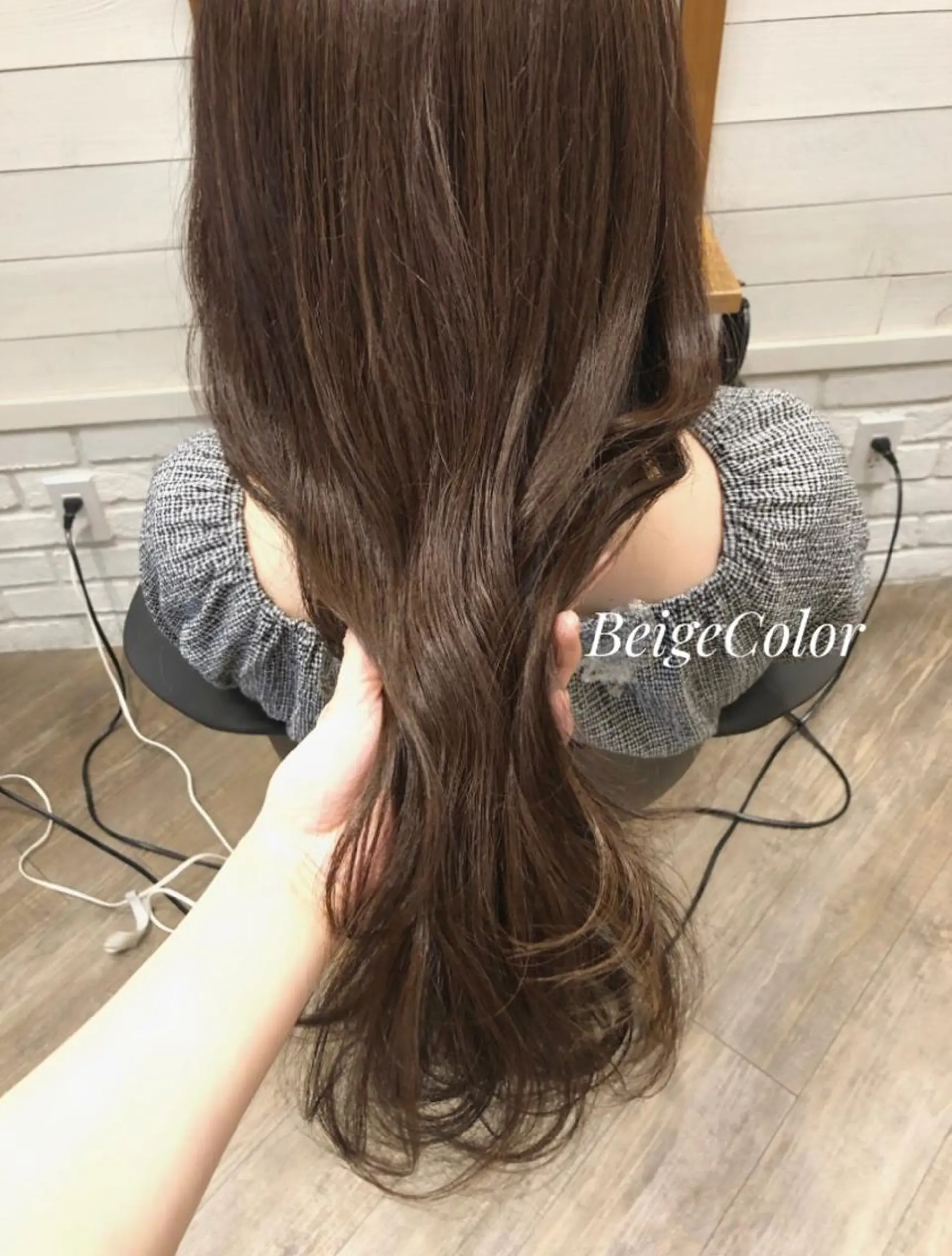 ロング ヘアカラー トリートメント ヘアセット Hair Salon BOTTOMS所属・✨透明感ケアカラー✨ 長野ゆきなのヘアスタイル