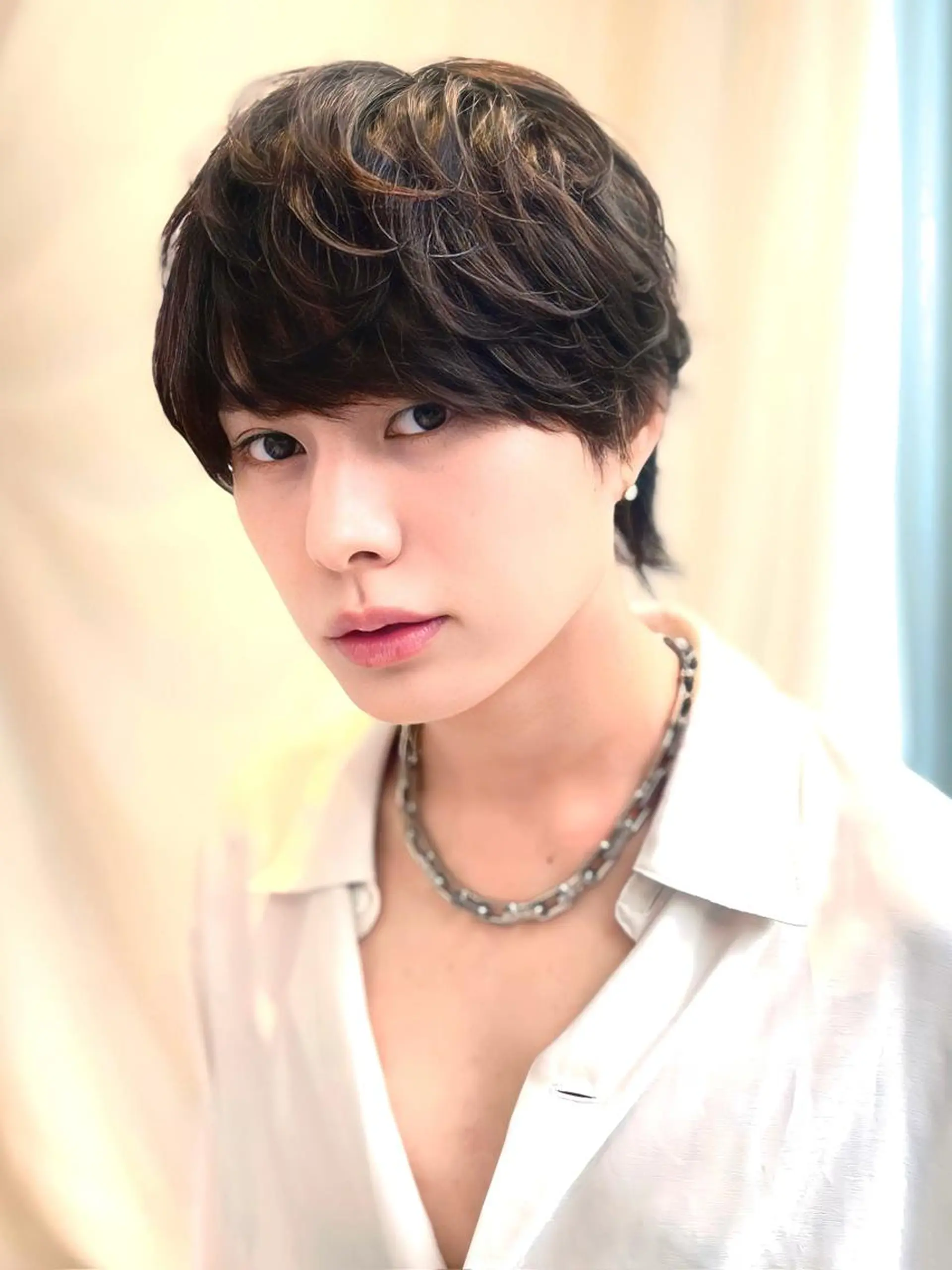 メンズ カット 顔周り特化/韓国ヘア /レイヤー/吉野幸大のヘアスタイル