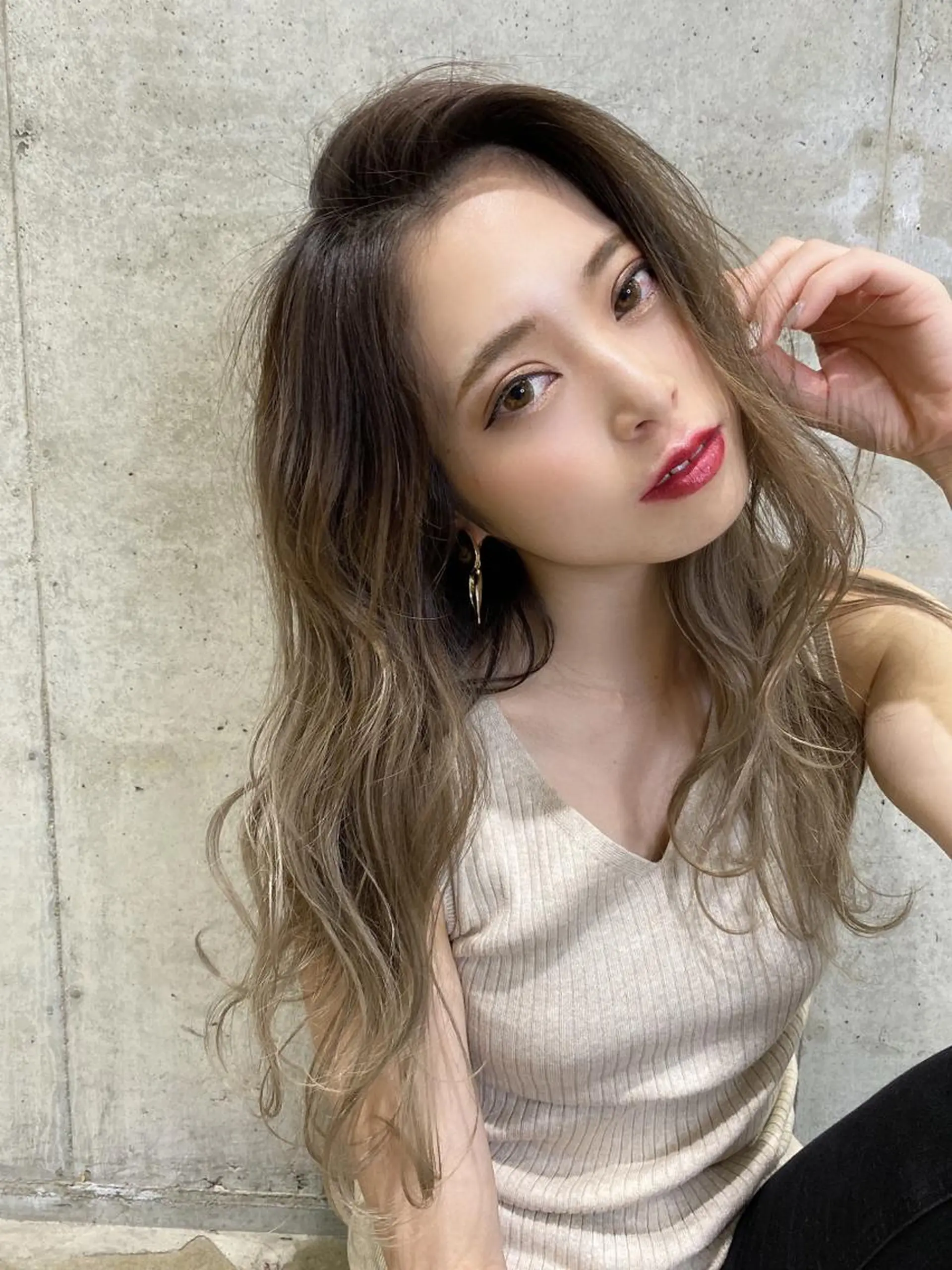 ロング カラー ヘアカラー LA KING GINZA TOKYO所属・🧡ショートの達人 🧡SHOのヘアスタイル