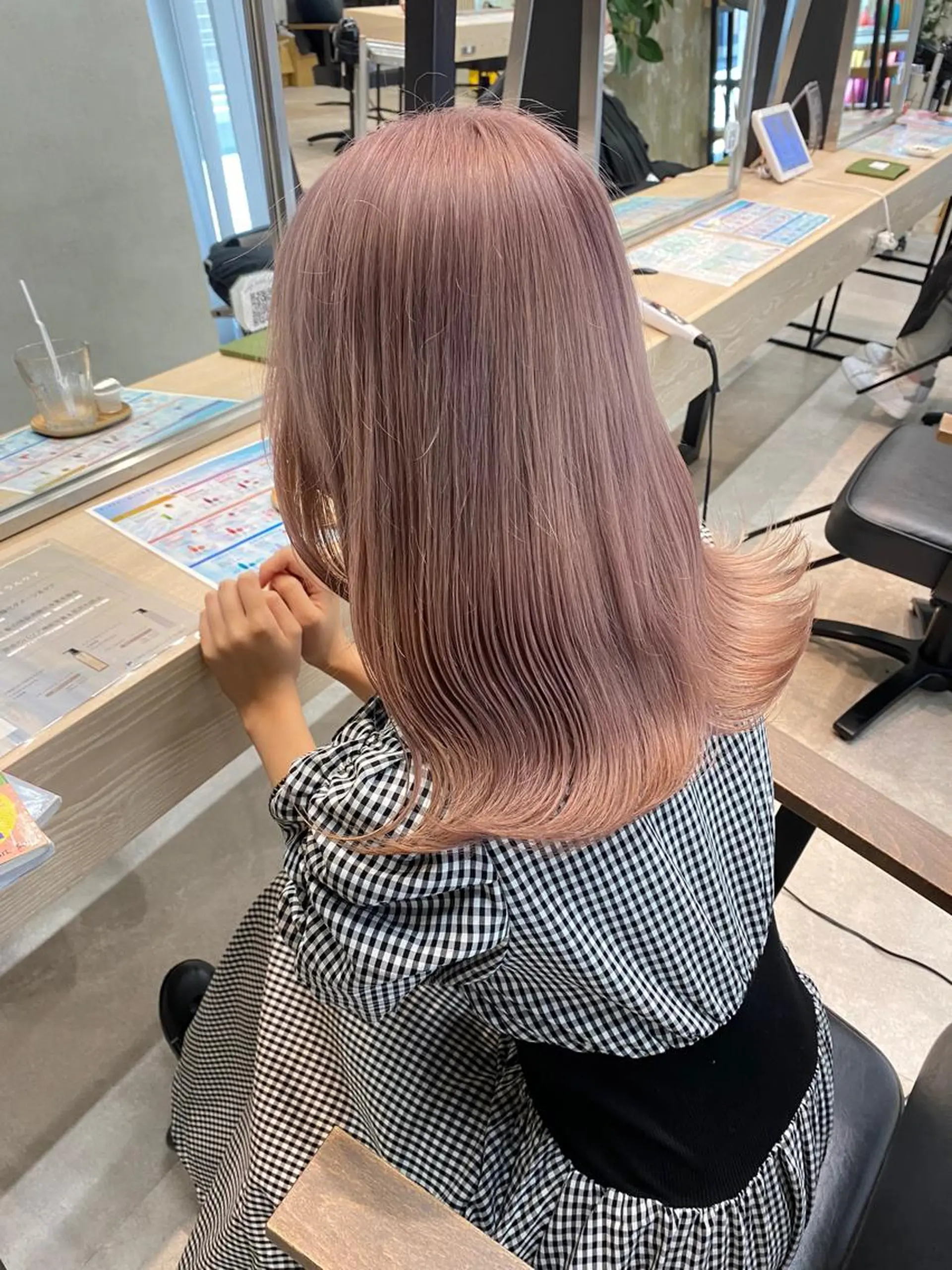 セミロング メンズ縮毛矯正 ニュアンスパーマのヘアスタイル