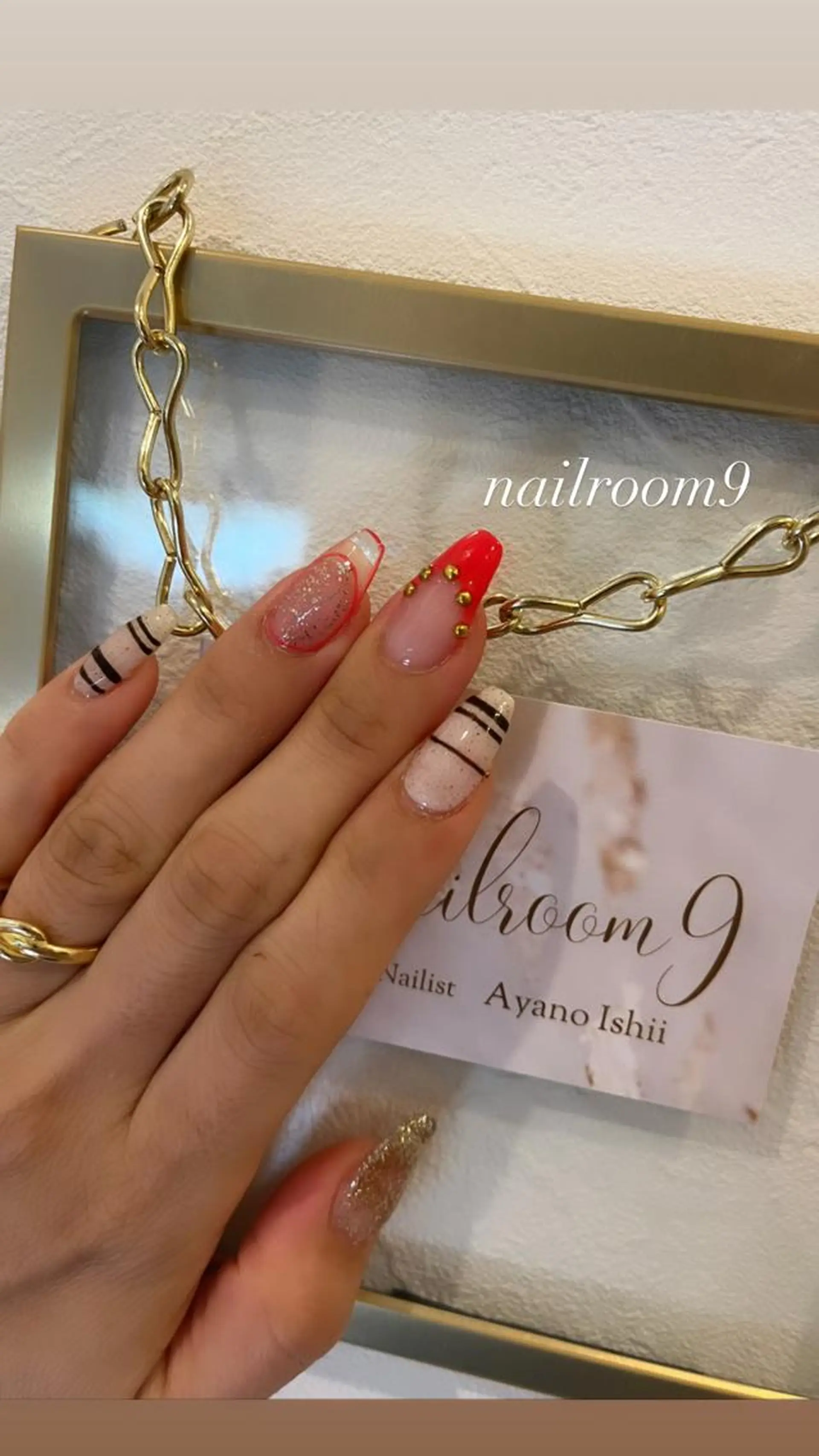 ネイル ハンドネイル nail room9 ☺︎のネイルデザイン