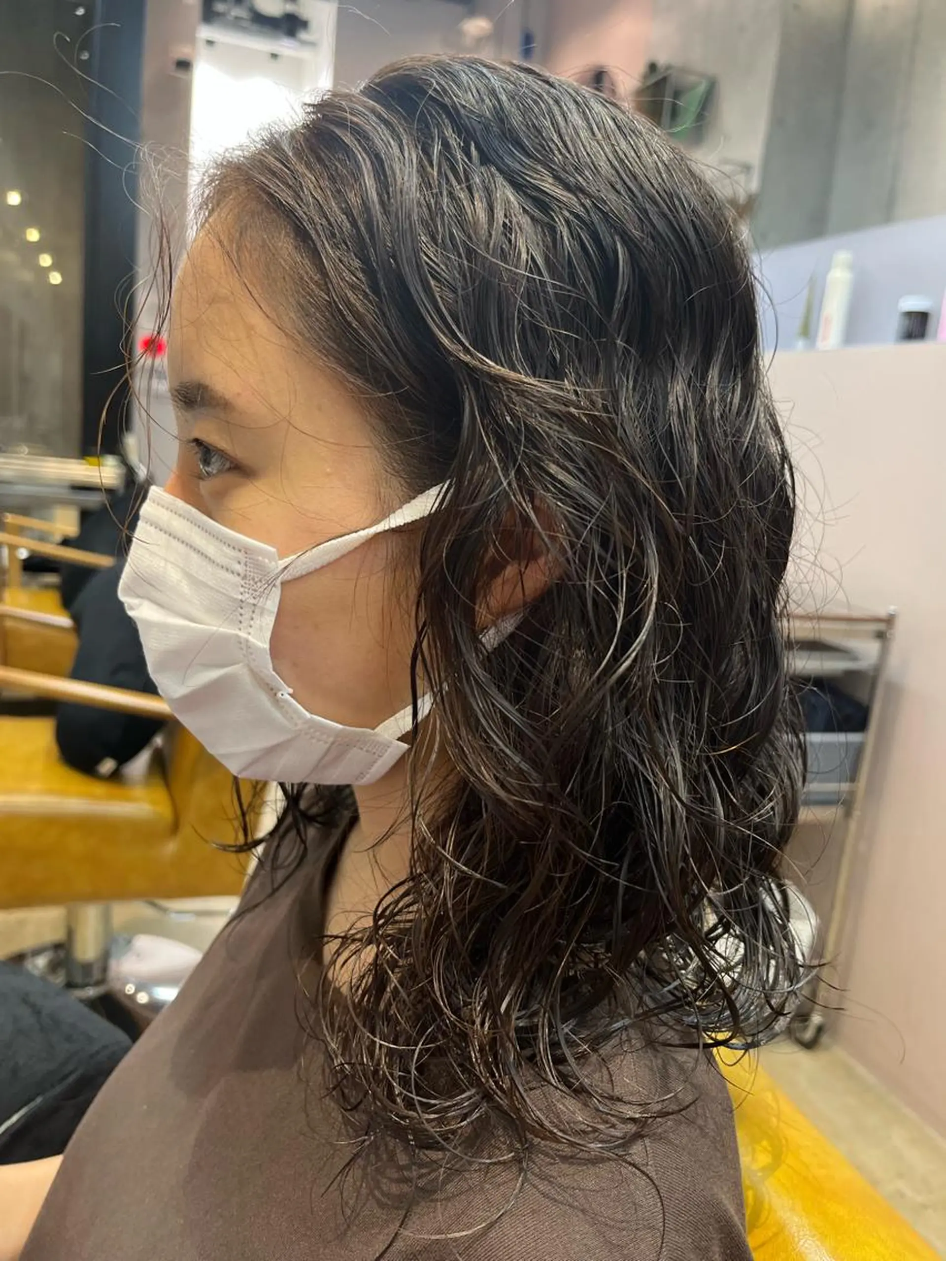 ミディアム パーマ 【神ボブ✨】 sanaのヘアスタイル