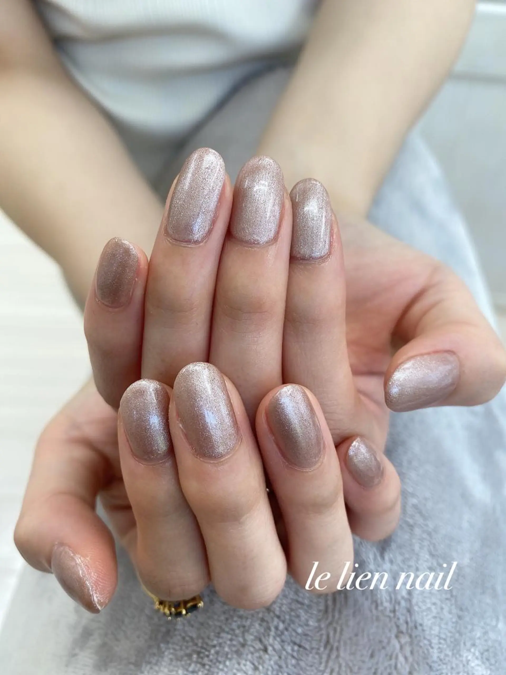 ネイル ワンカラーネイル ハンドネイル le lien nailのネイルデザイン