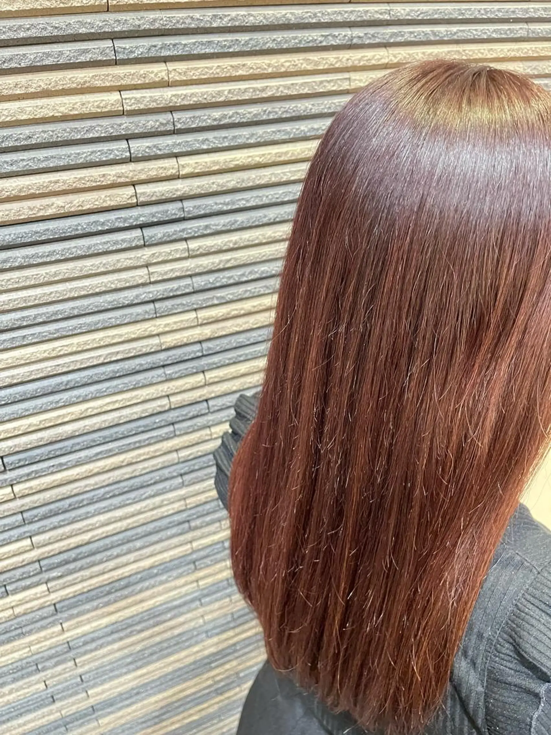 ロング カラー ピンクカラー パープルカラー 縮毛矯正 トリートメント 髪質改善/縮毛矯正 齊藤謙介のヘアスタイル
