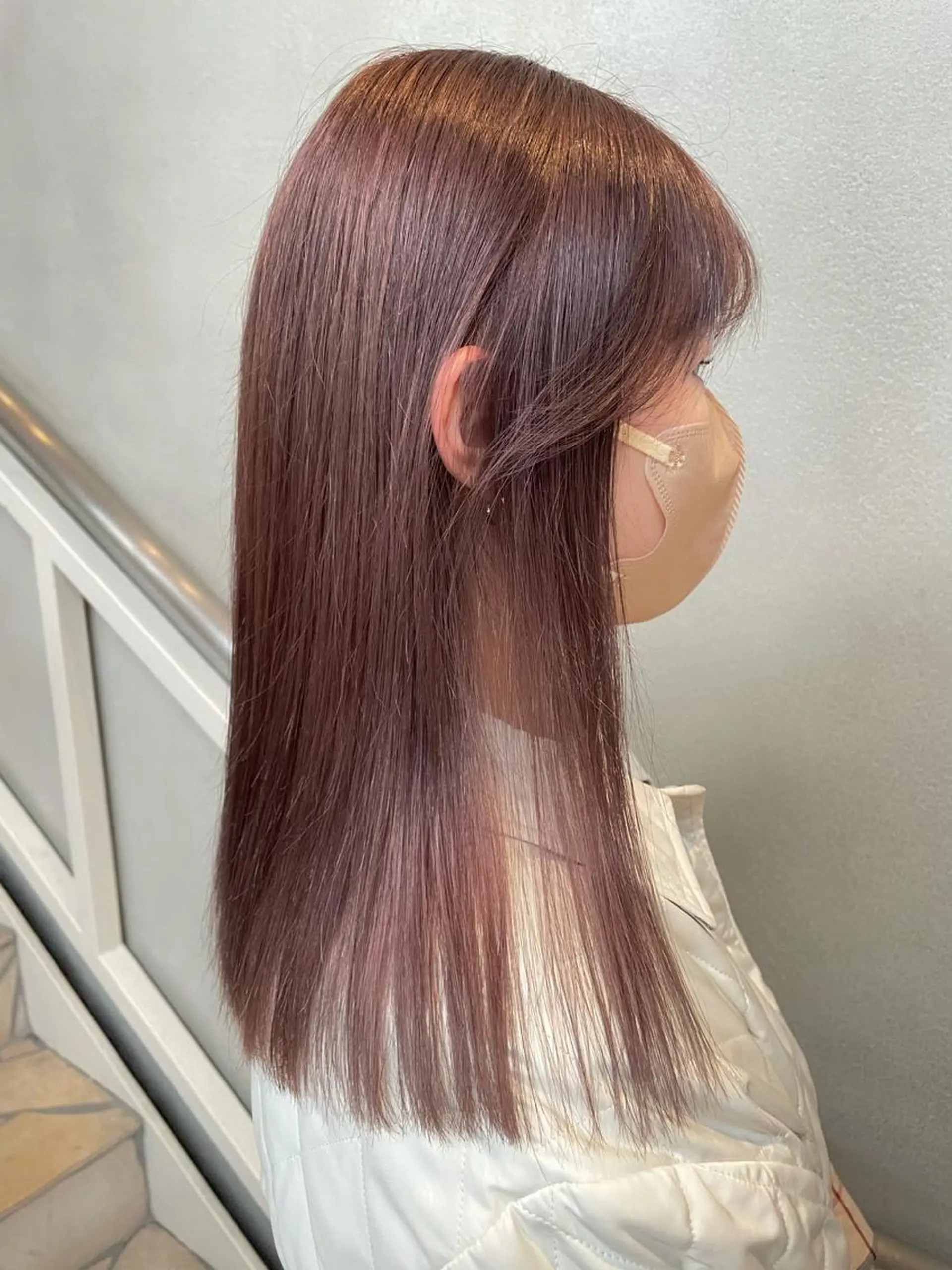 ミディアム カラー ベージュカラー ラベンダーカラー ラベンダーベージュ 沖縄/ヘアアレンジ /着付けのヘアスタイル