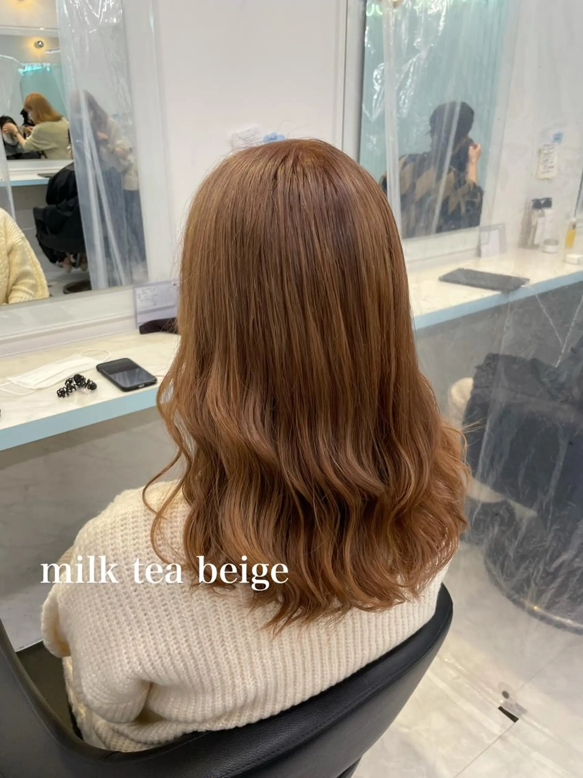 セミロング ヘアカラー トリートメント ヘッドスパ ヘアセット 🎨透明感モテカラー DAIKI🎨のヘアスタイル