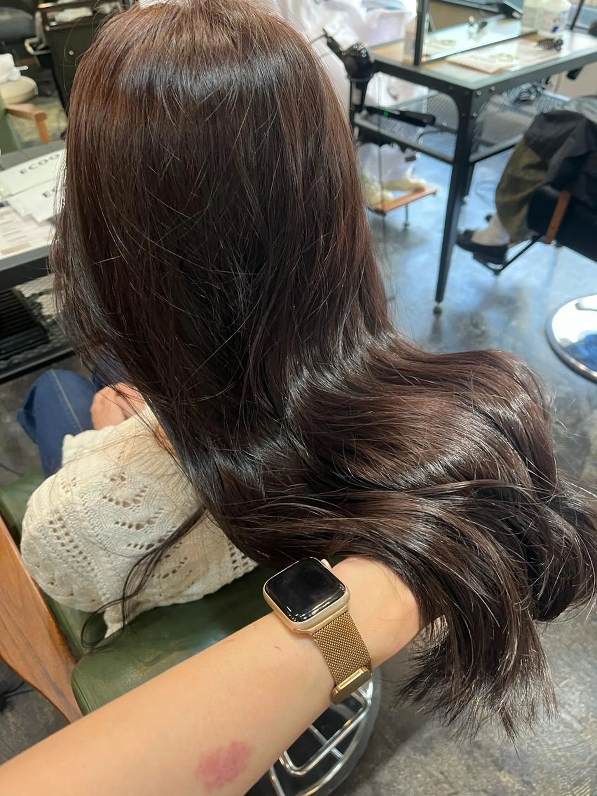ロング カット ヘアカラー 韓国 / 中国ヘア 🦋Noniのヘアスタイル