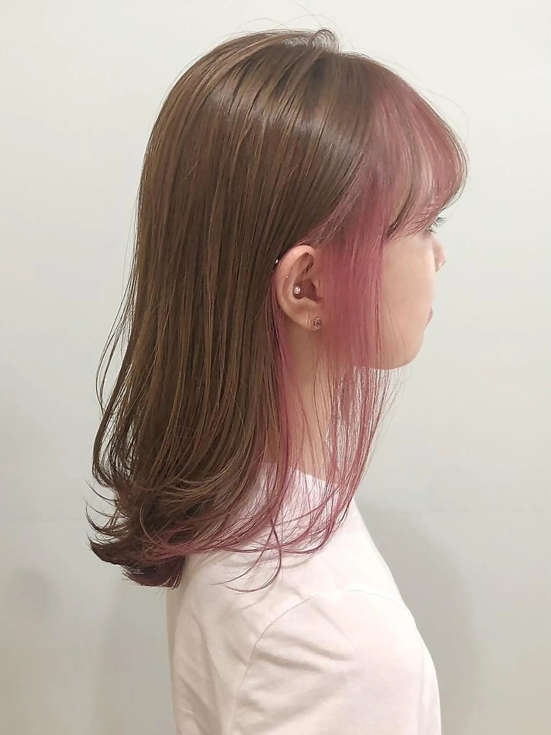 セミロング カラー カット ヘアカラー POCKET 高崎店🇰🇷のヘアスタイル