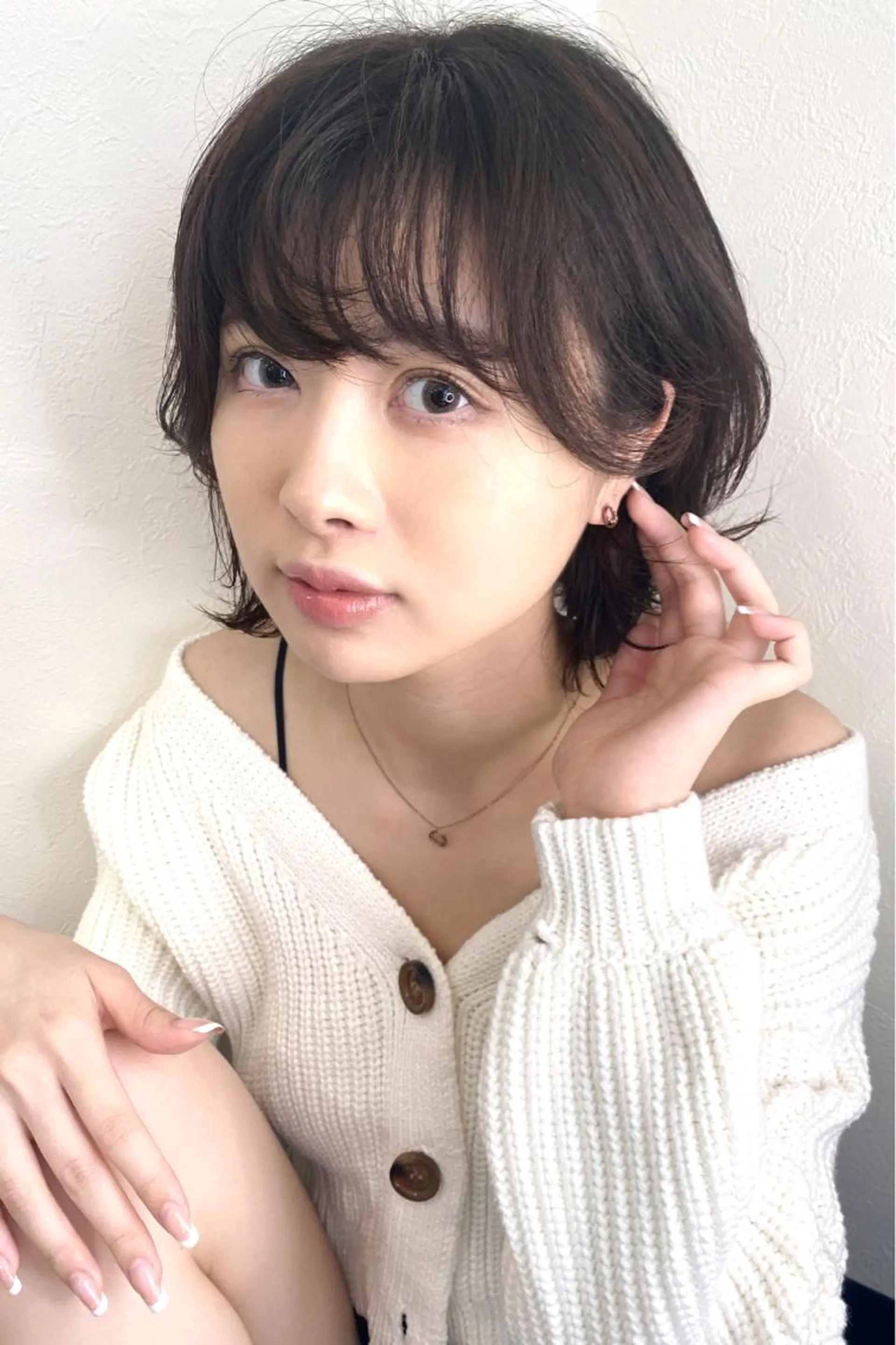 ショート ボブレイヤー ボブ レイヤーカット カット ヘアカラー トリートメント 山崎 雄太のヘアスタイル