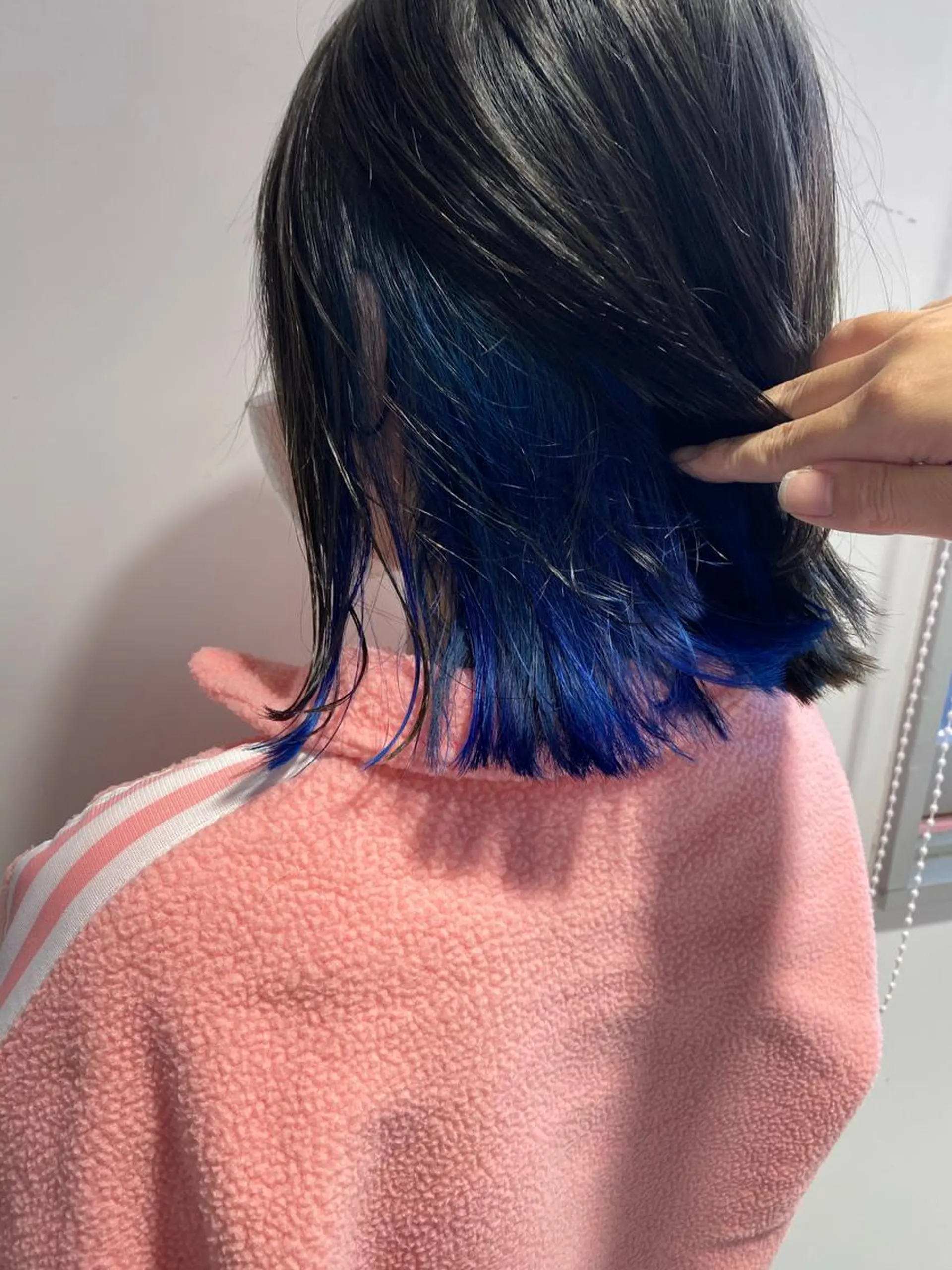 ミディアム カラー ブルーカラー 遠藤 愛莉のヘアスタイル