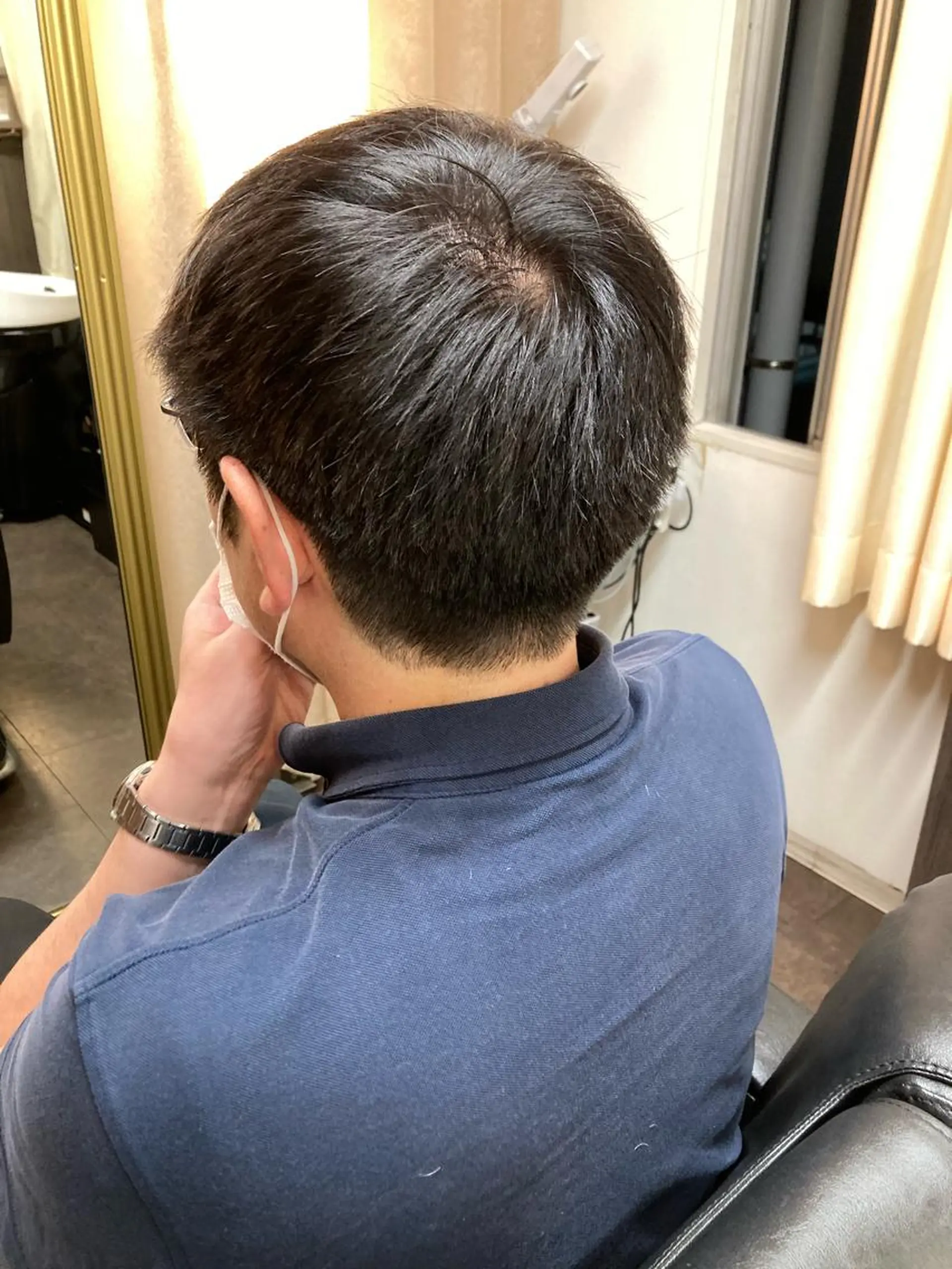 ショート メンズ LAVIE the BARBER所属・徒歩5分ビジネスマン カット👦🏻うしだのヘアスタイル