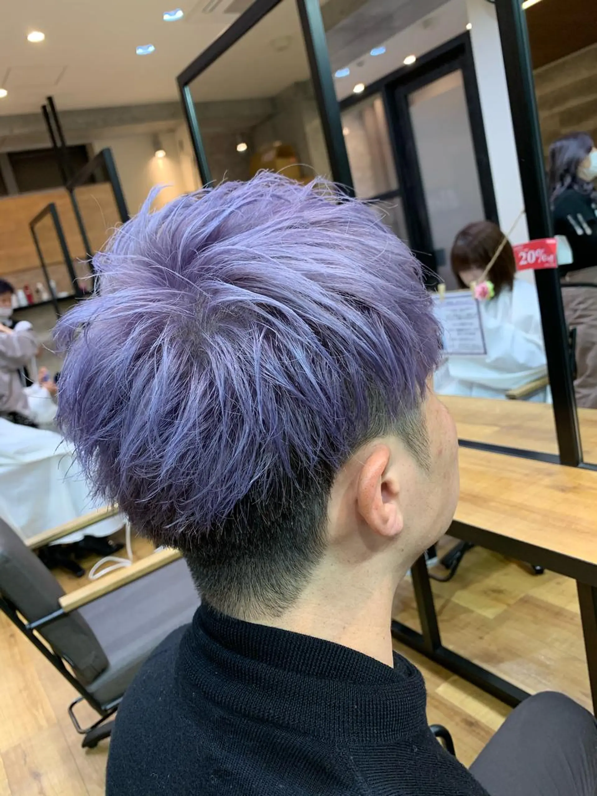 カラー メンズ 天野 開のヘアスタイル