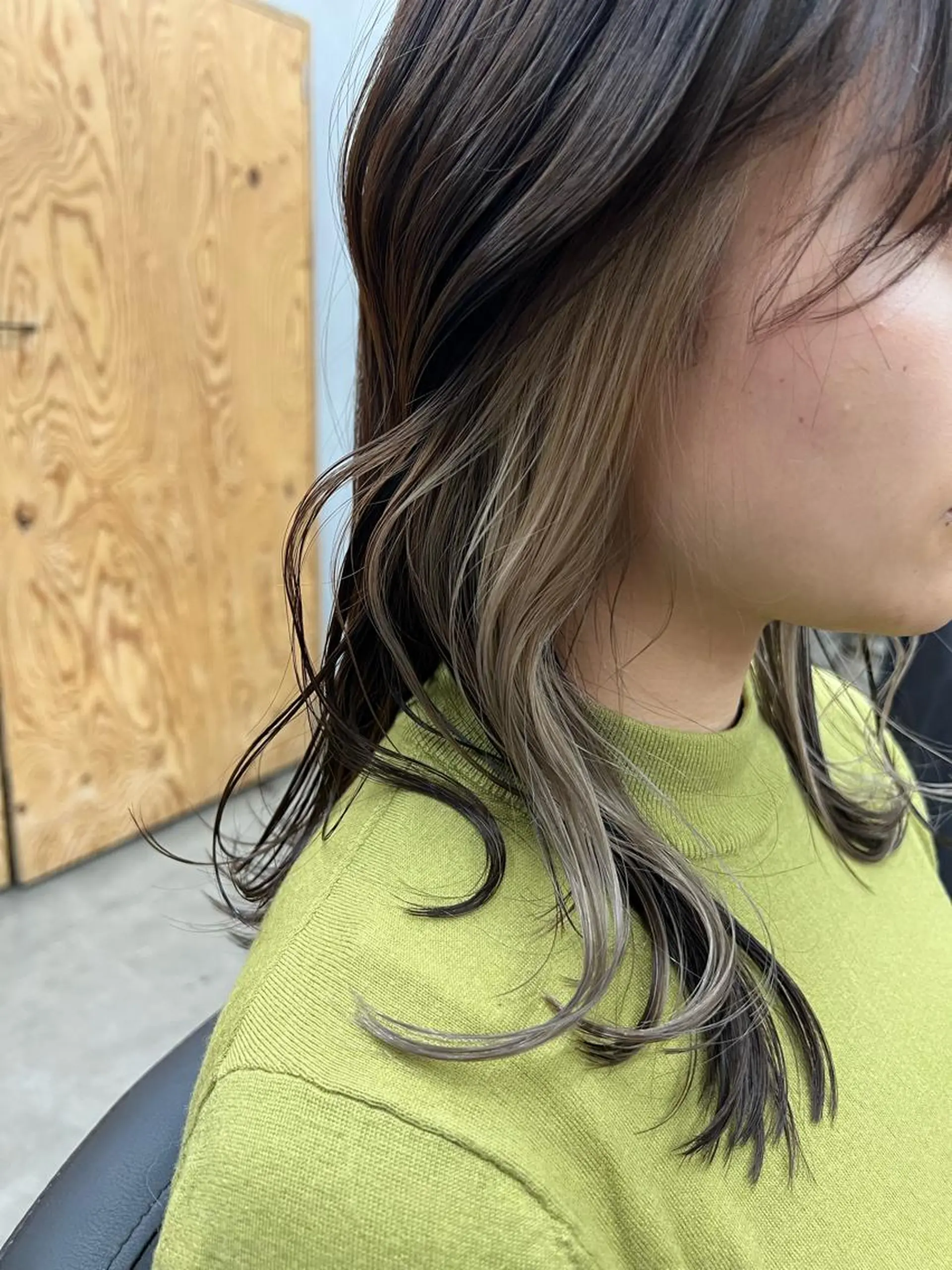 セミロング 亀田 泰生のヘアスタイル