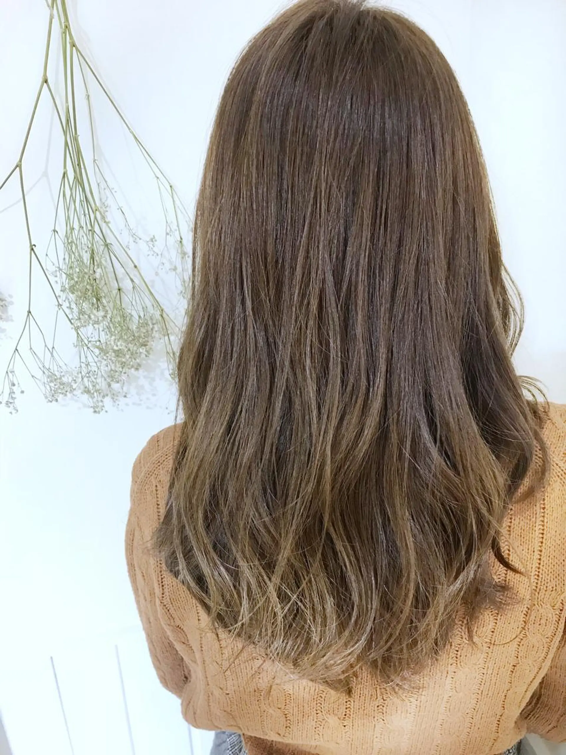セミロング カラー 透明感カラー ハイライトカラー ハイライト パーマ×ウルフカット koya☆のヘアスタイル