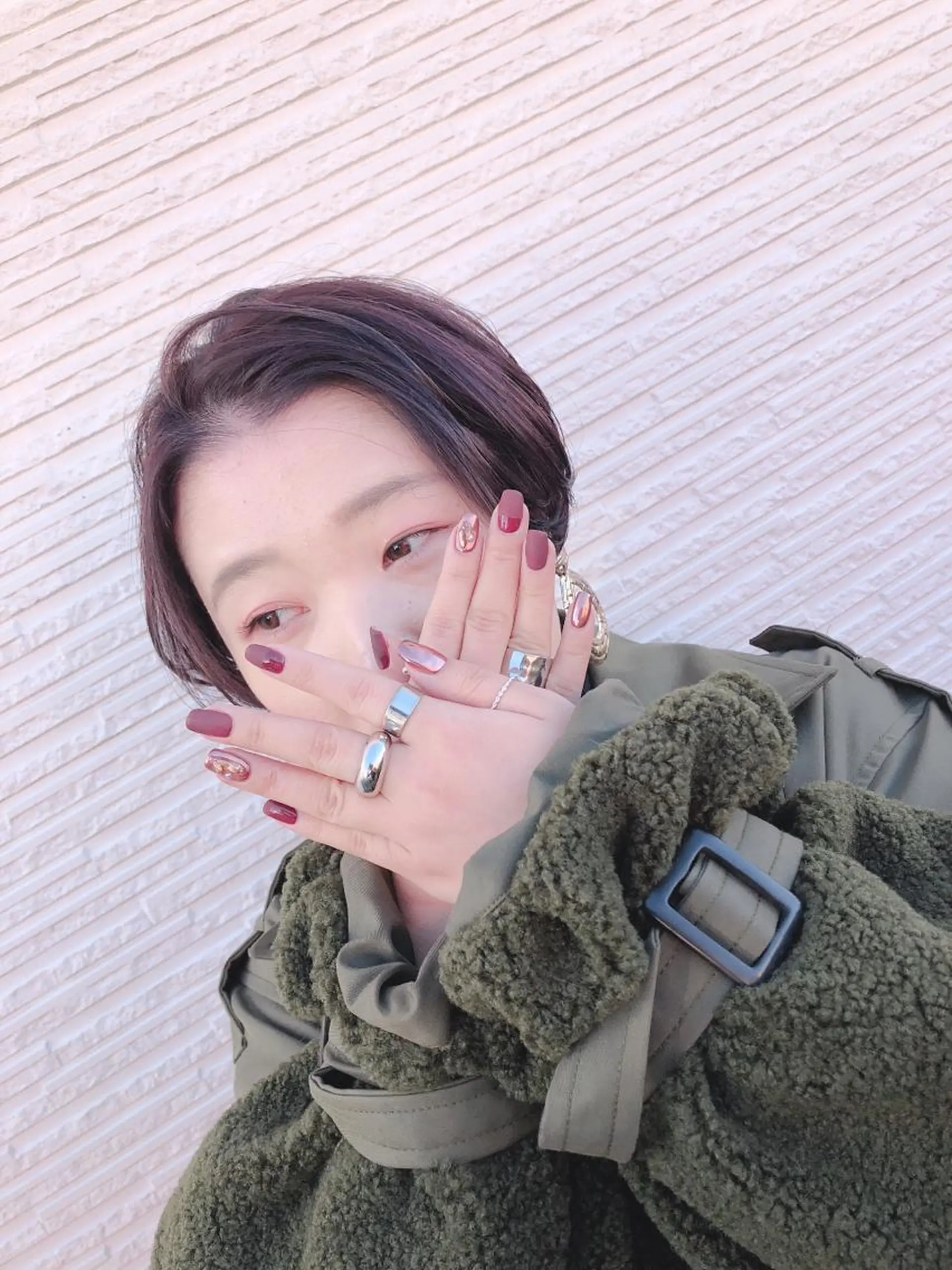 ショート カラー 名畑 裕貴のヘアスタイル