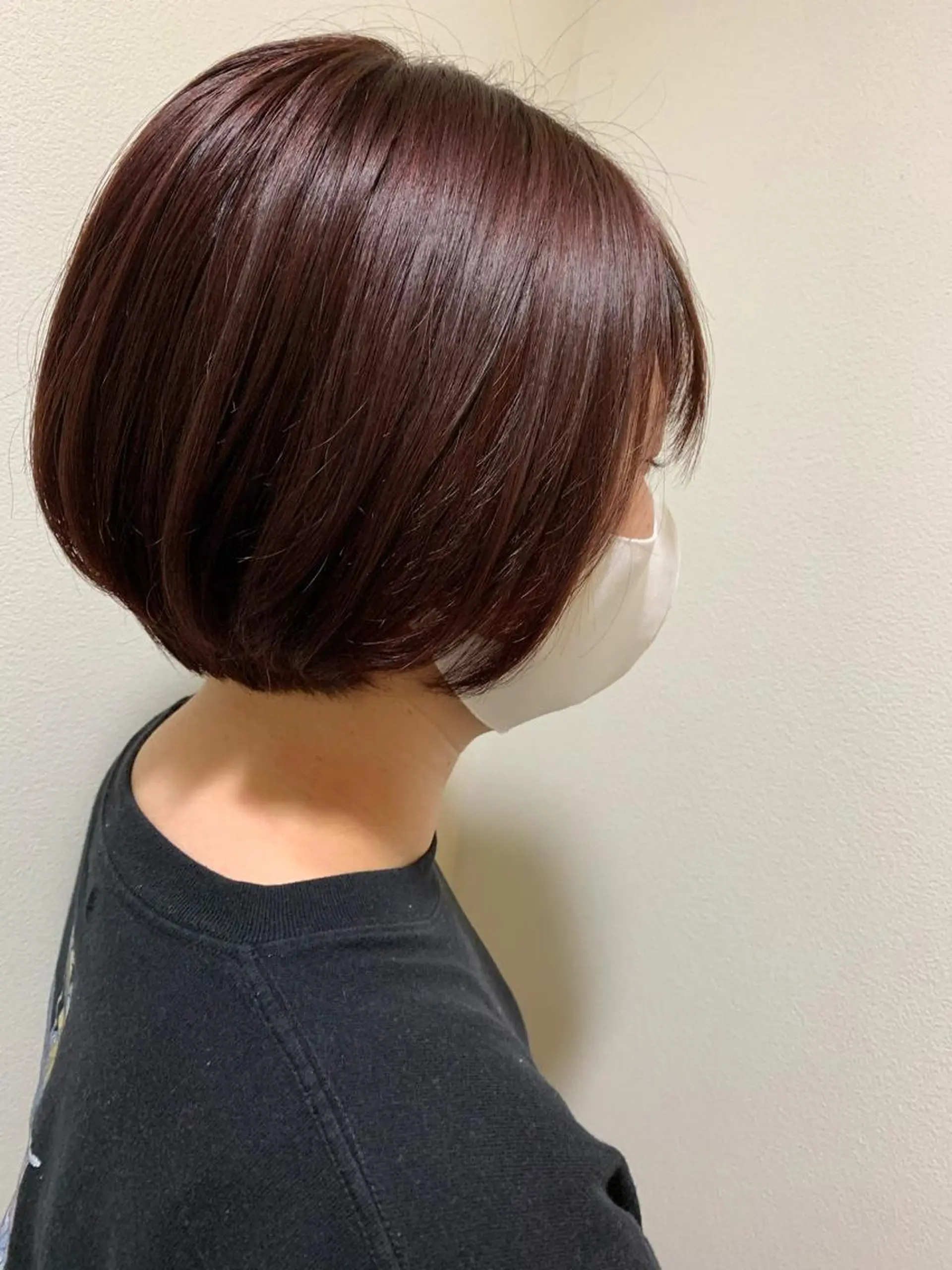 ショート カラー 縮毛矯正×韓国ヘア ×髪質改善×レイヤーのヘアスタイル