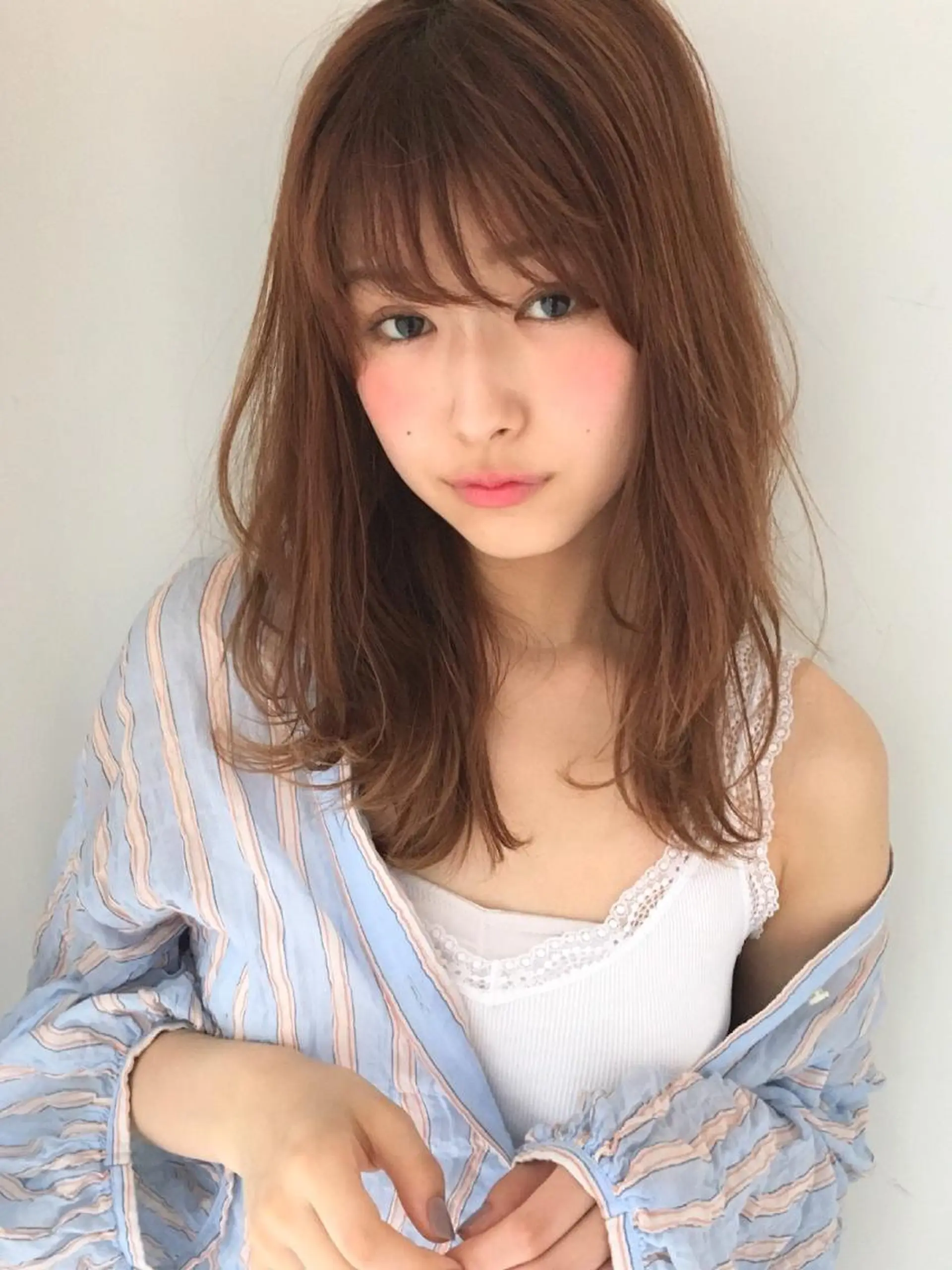 ミディアム カラー 山下 直人のヘアスタイル