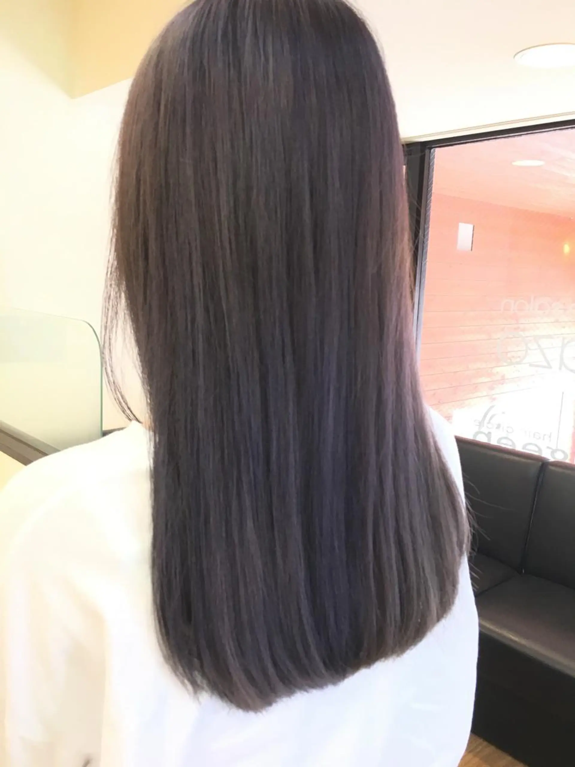 ロング カラー カット ヘアカラー トリートメント 萌花　moeka /韓国/レイヤーのヘアスタイル