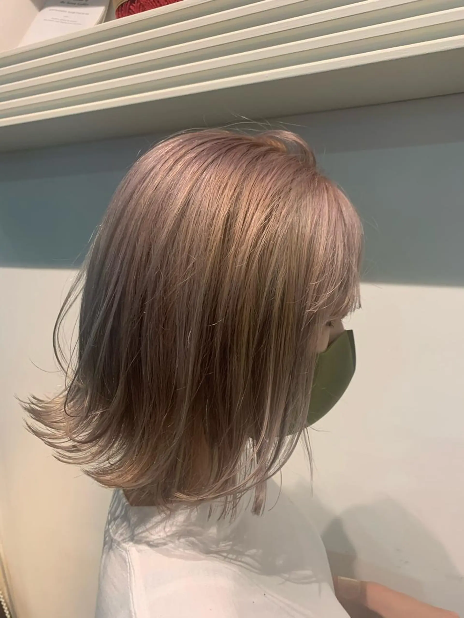 ミディアム ヘアカラー トリートメント ヘッドスパ ヘアセット 山口 竣也のヘアスタイル