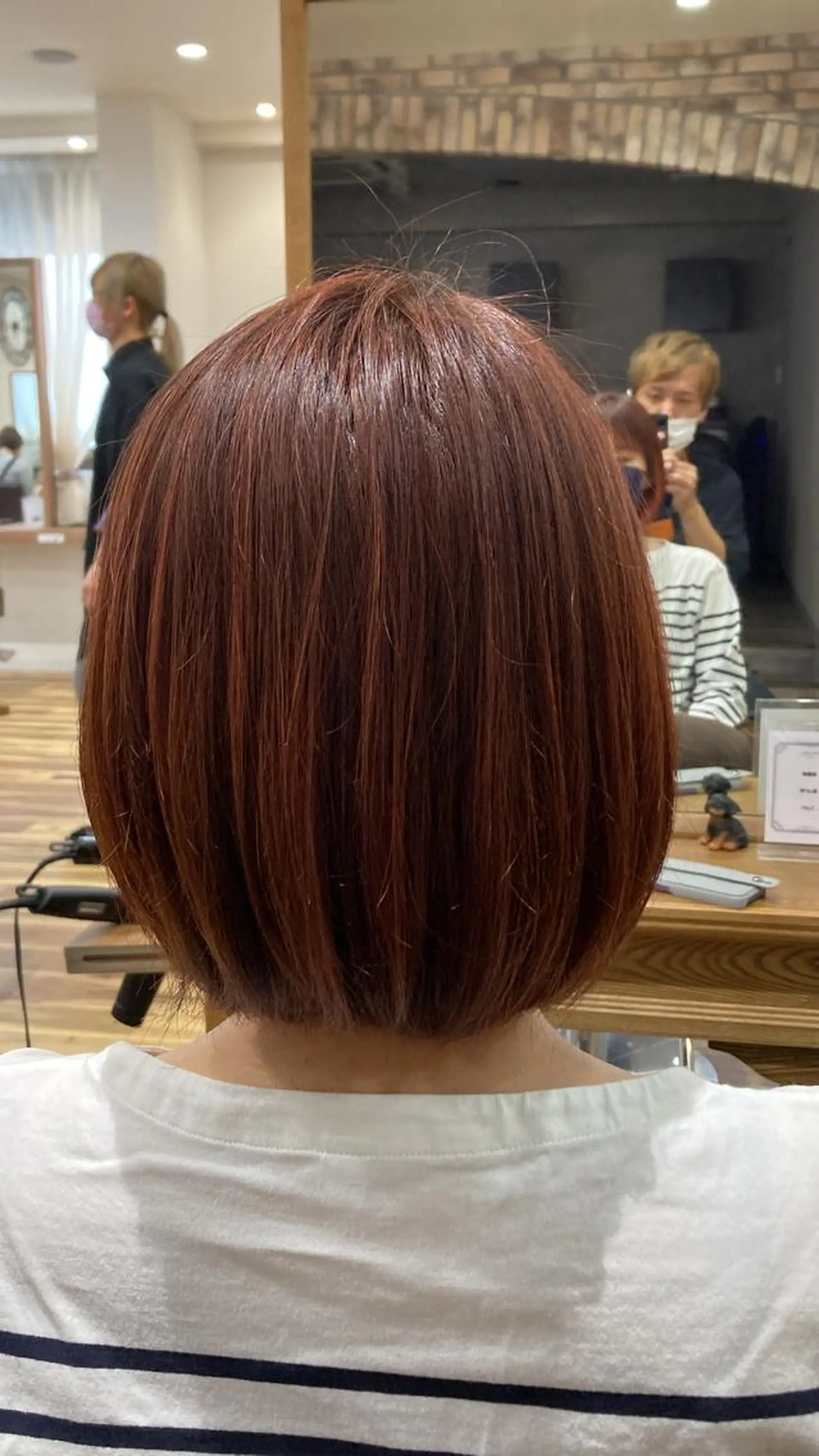 ショート カラー オレンジ カット ヘアカラー トリートメント ショート/ボブ やぐちゆうたのヘアスタイル