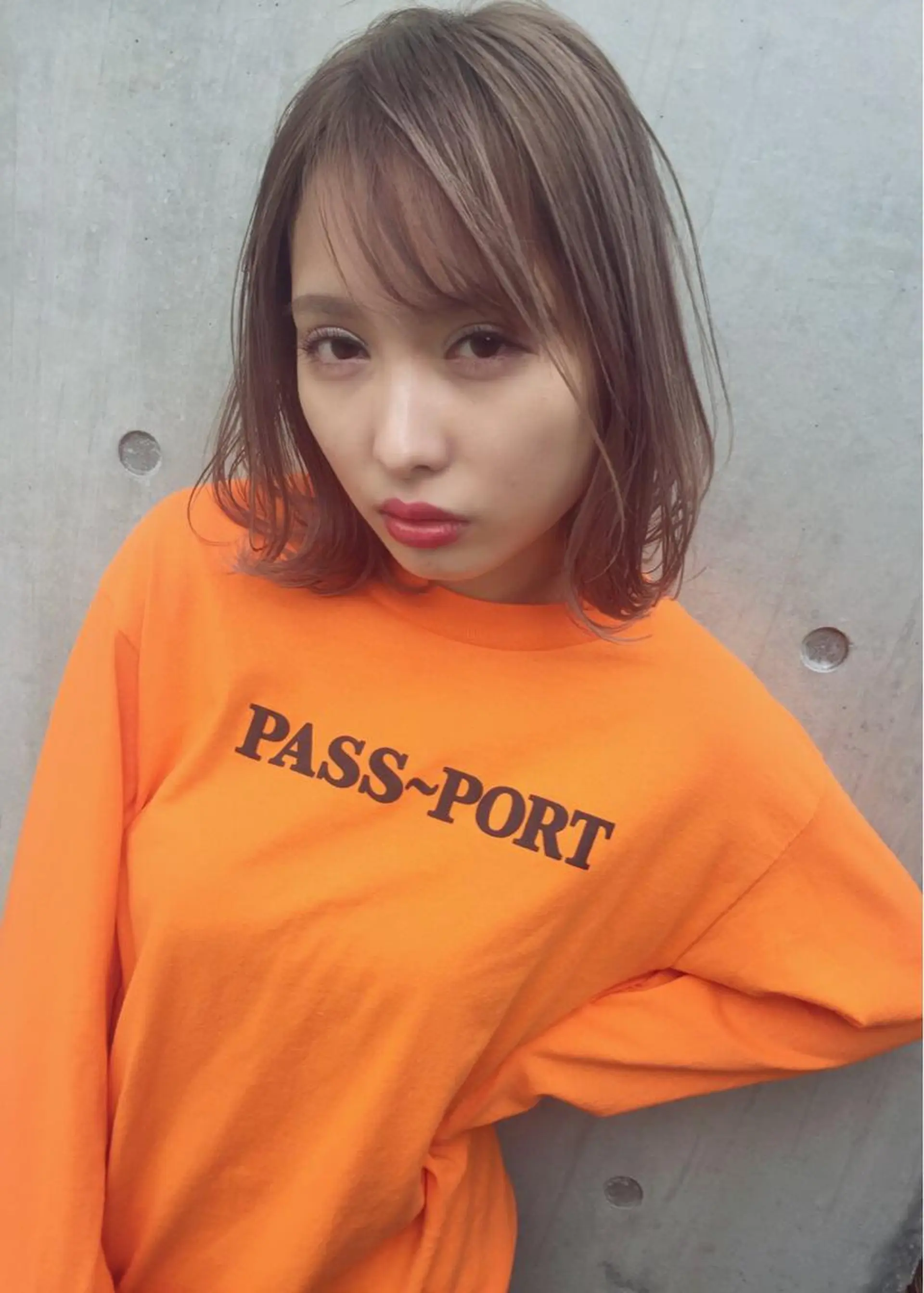 ショート ミディアム 外ハネヘア カット ヘアカラー 縮毛矯正 トリートメント 🌈透明感カラー🌈 ✨飛田　ケイのヘアスタイル
