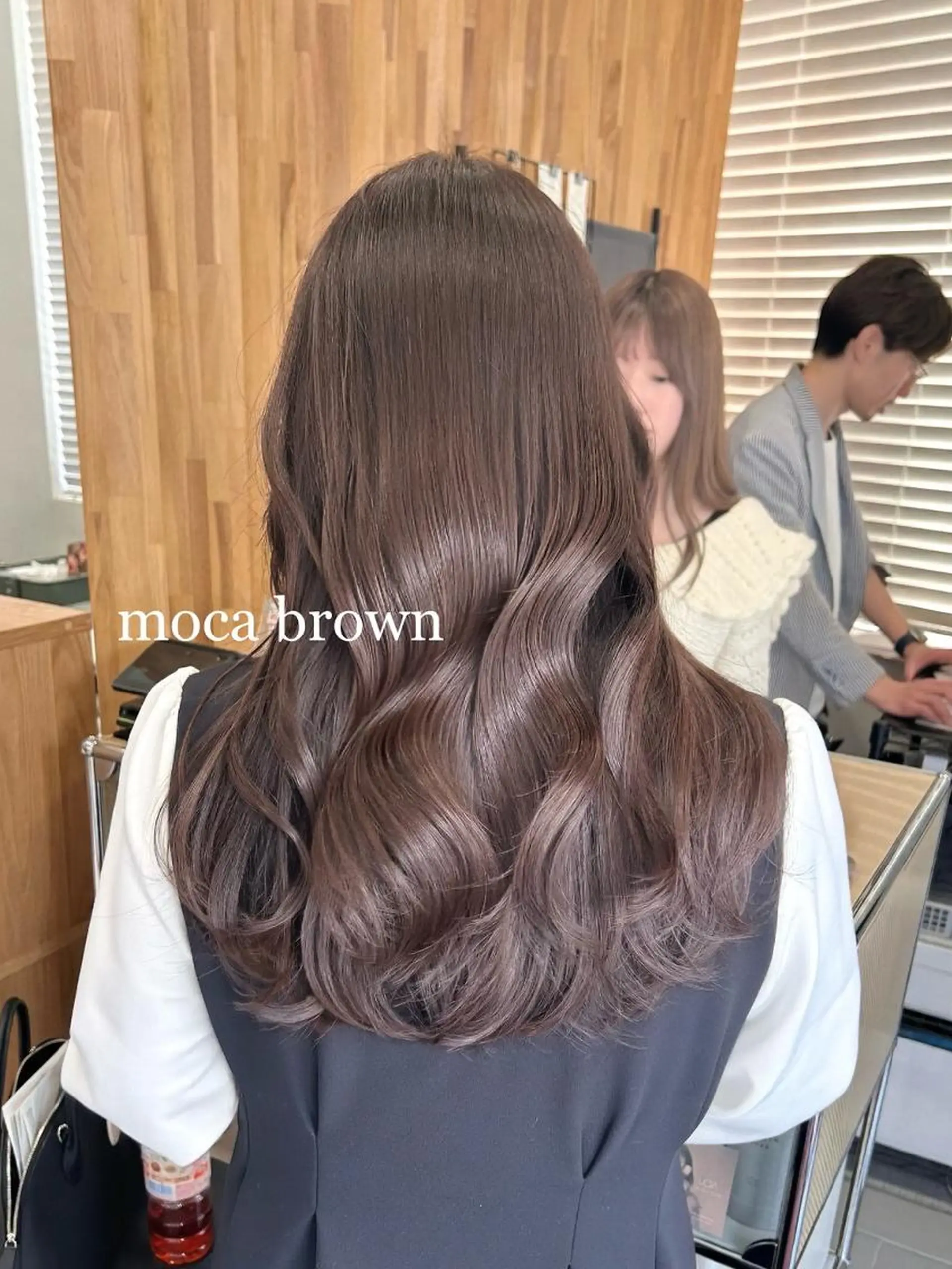 セミロング カット ヘアカラー トリートメント 韓国ヘア ‎🤍KANA🎀のヘアスタイル