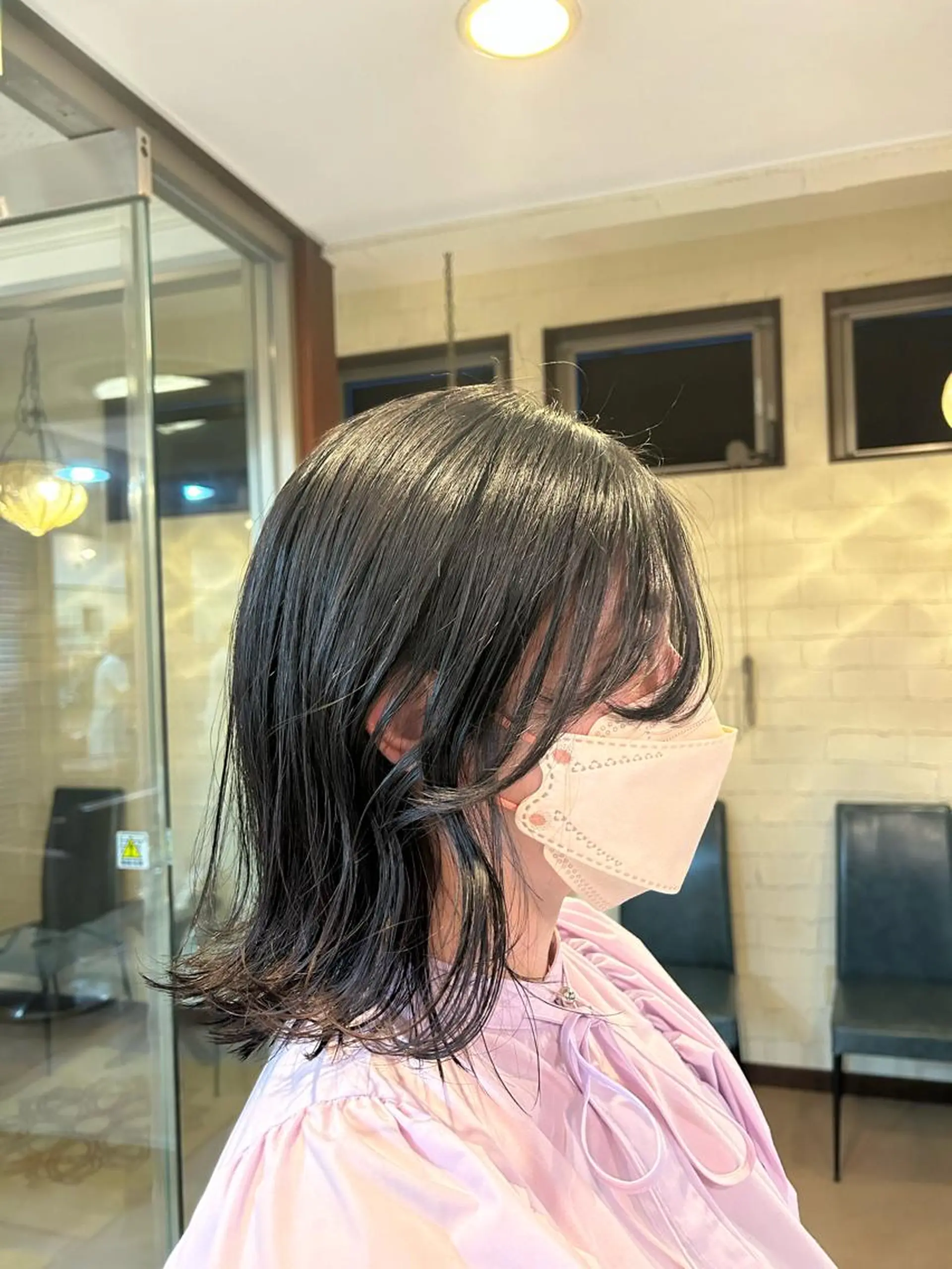 ミディアム hair make apt mocalabel所属・オクムラ ユキノのヘアスタイル