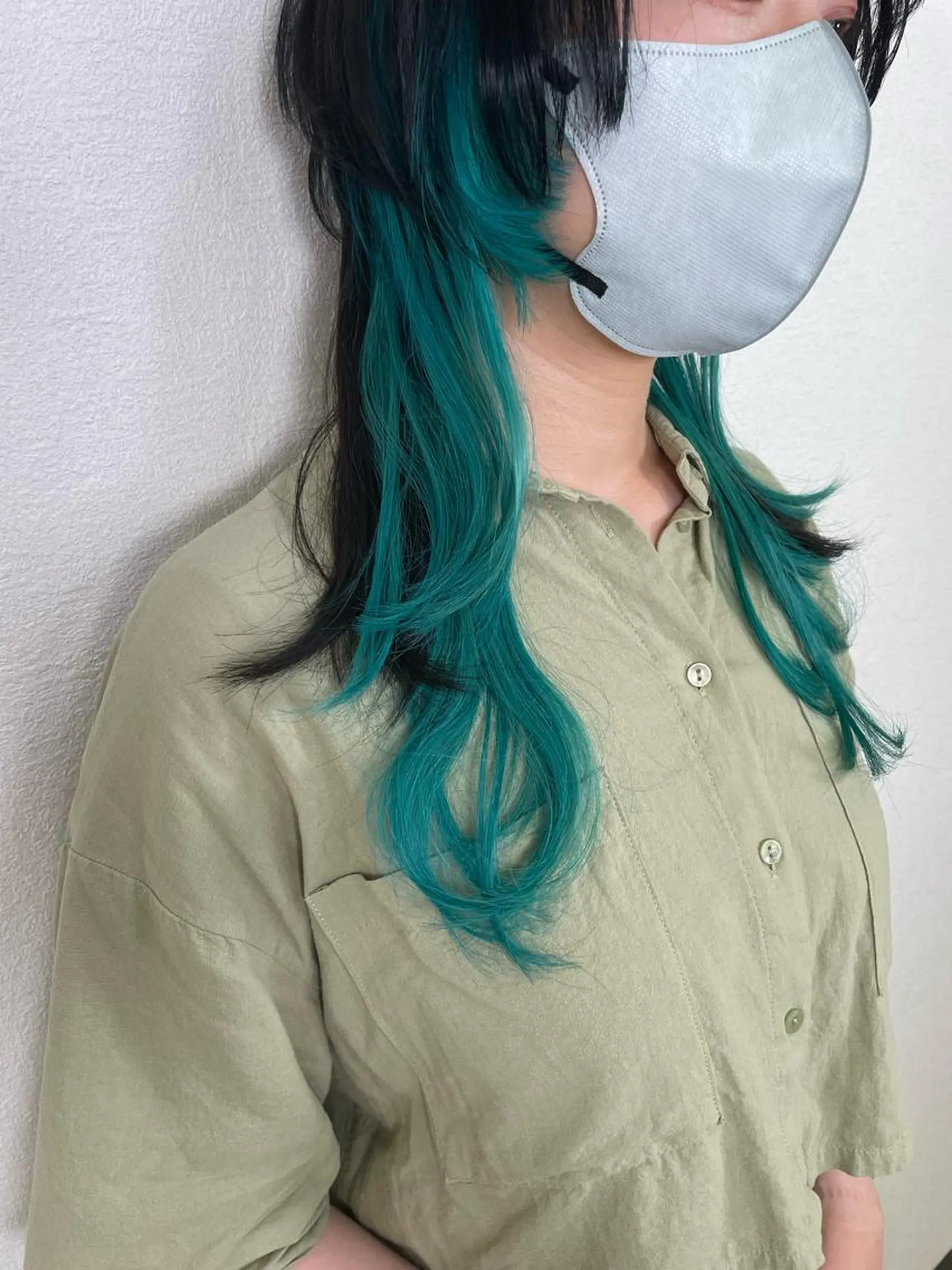 ロング レイヤーカット ロング ウルフカット ウルフレイヤー カット ANKH CROSS GINZA所属・江口 将司のヘアスタイル