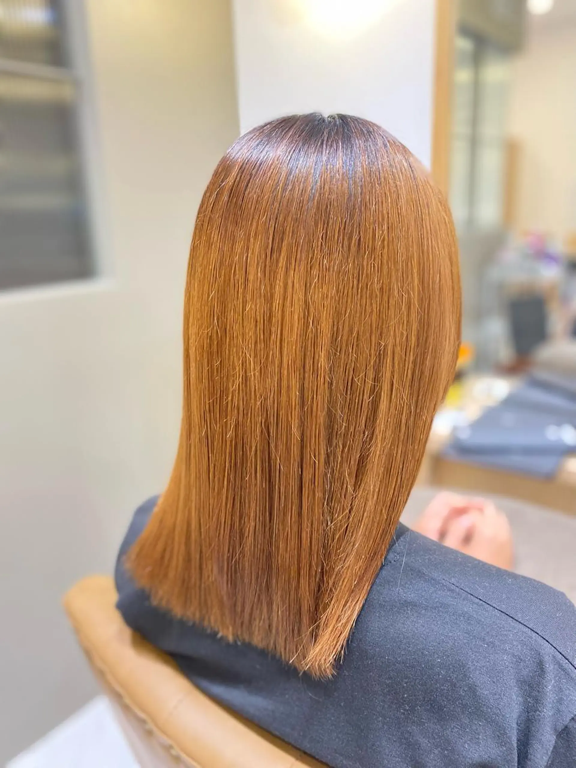 ロング パーマ 縮毛矯正 坂井 茅聖のヘアスタイル