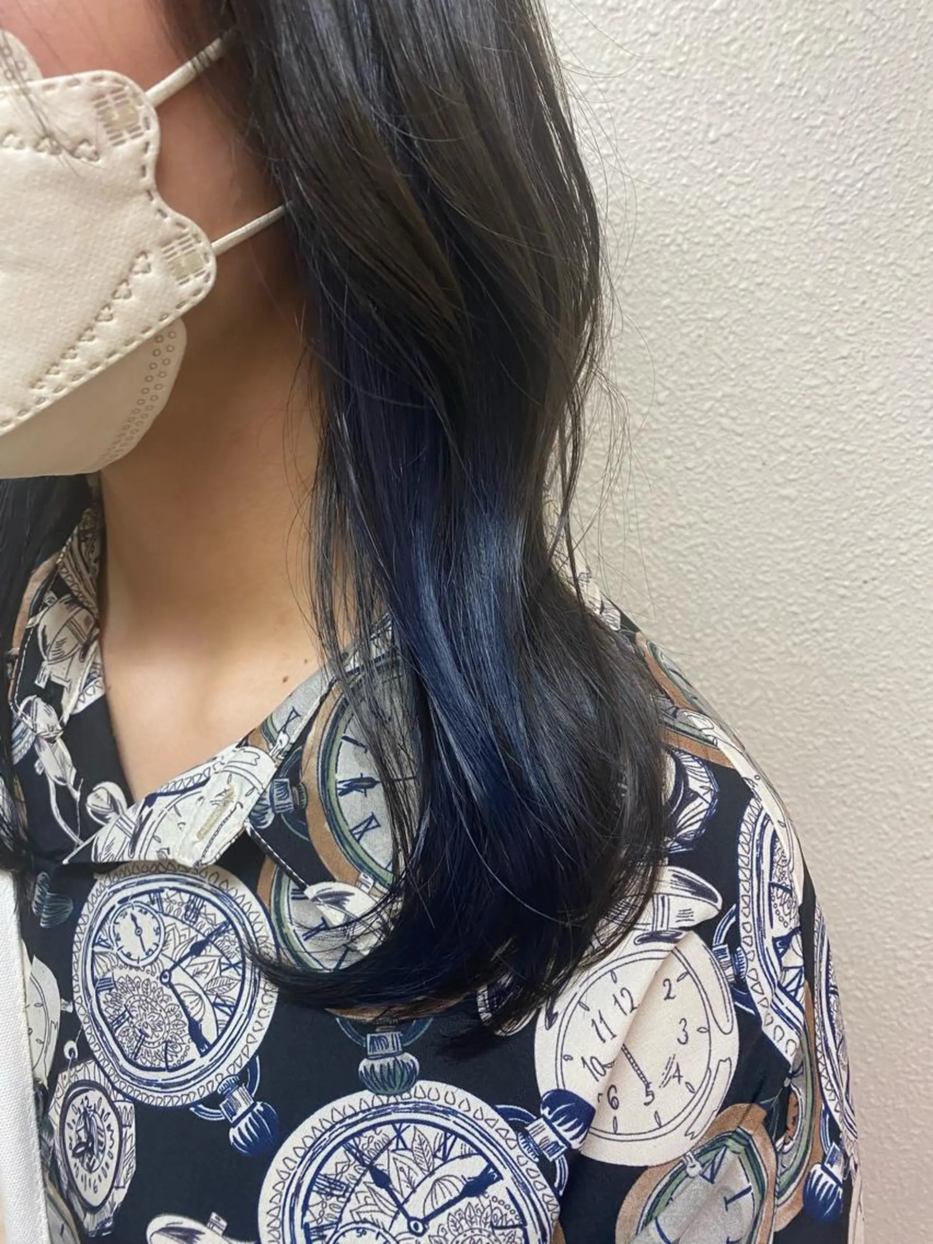 セミロング カラー カット ヘアカラー トリートメント ikeda shioriのヘアスタイル
