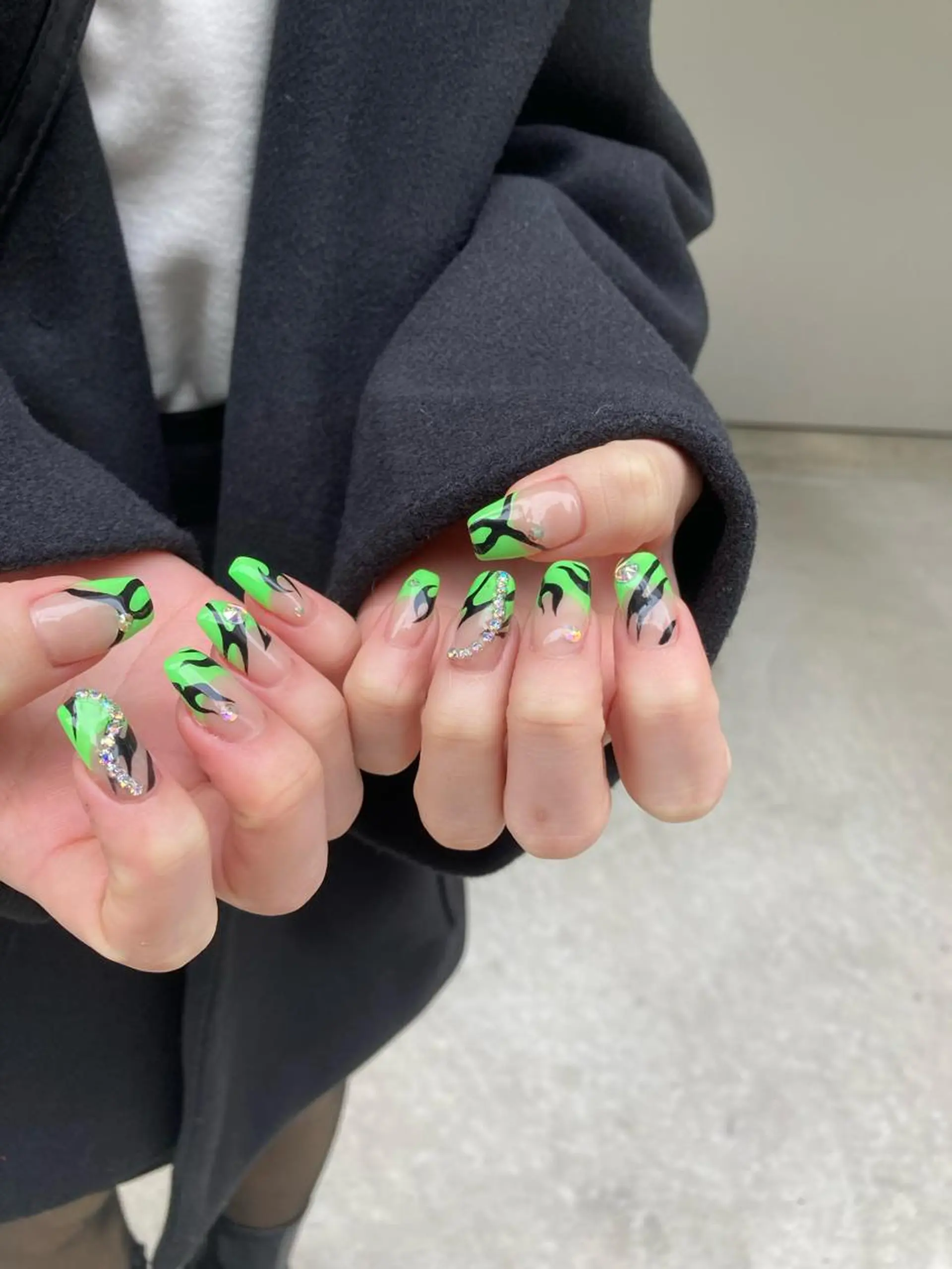 ネイル kana/モード ・グランジ໒꒱のネイルデザイン