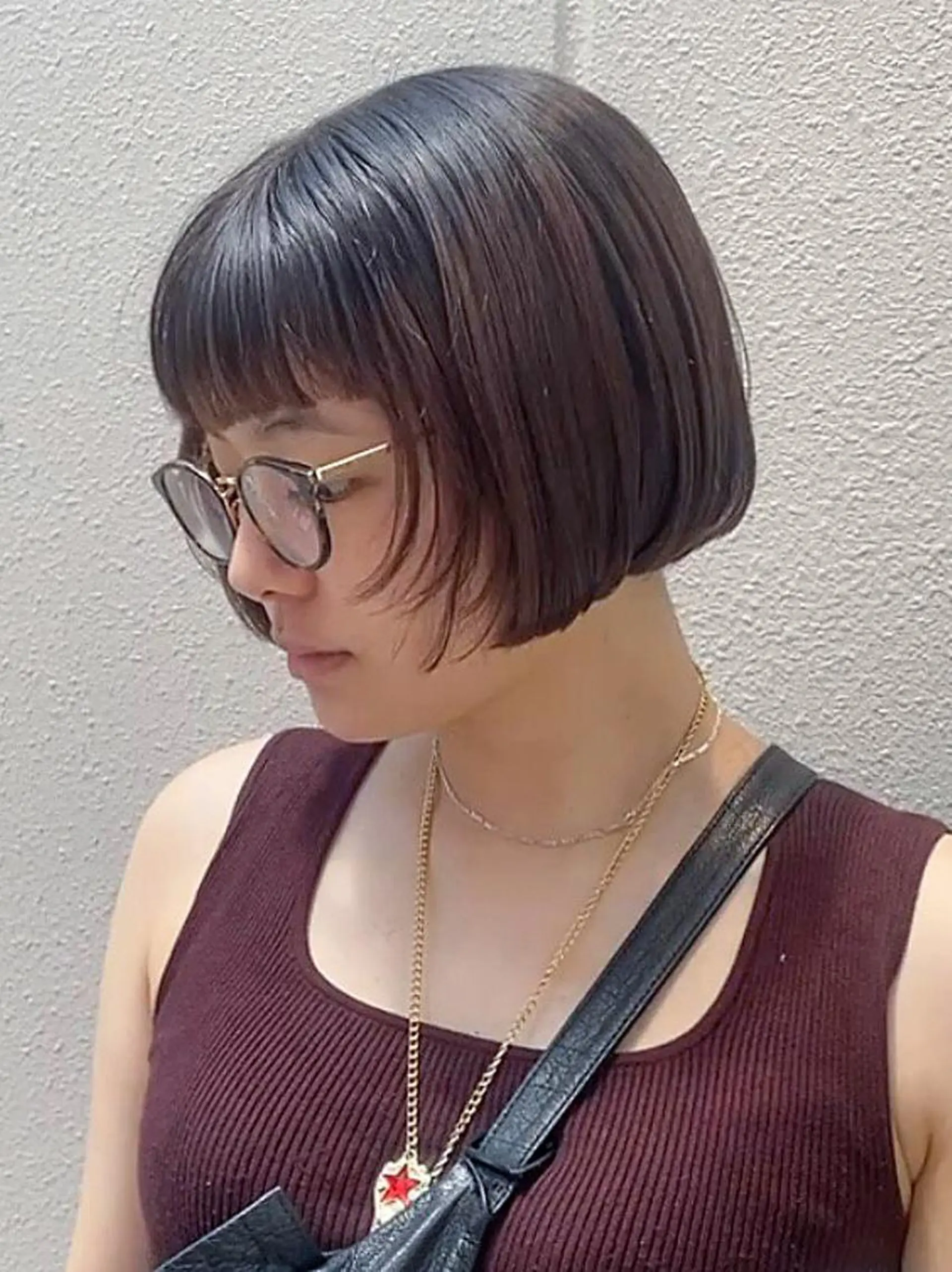 ミディアム カラー ボブ ITbyALBUM 下北沢店のヘアスタイル