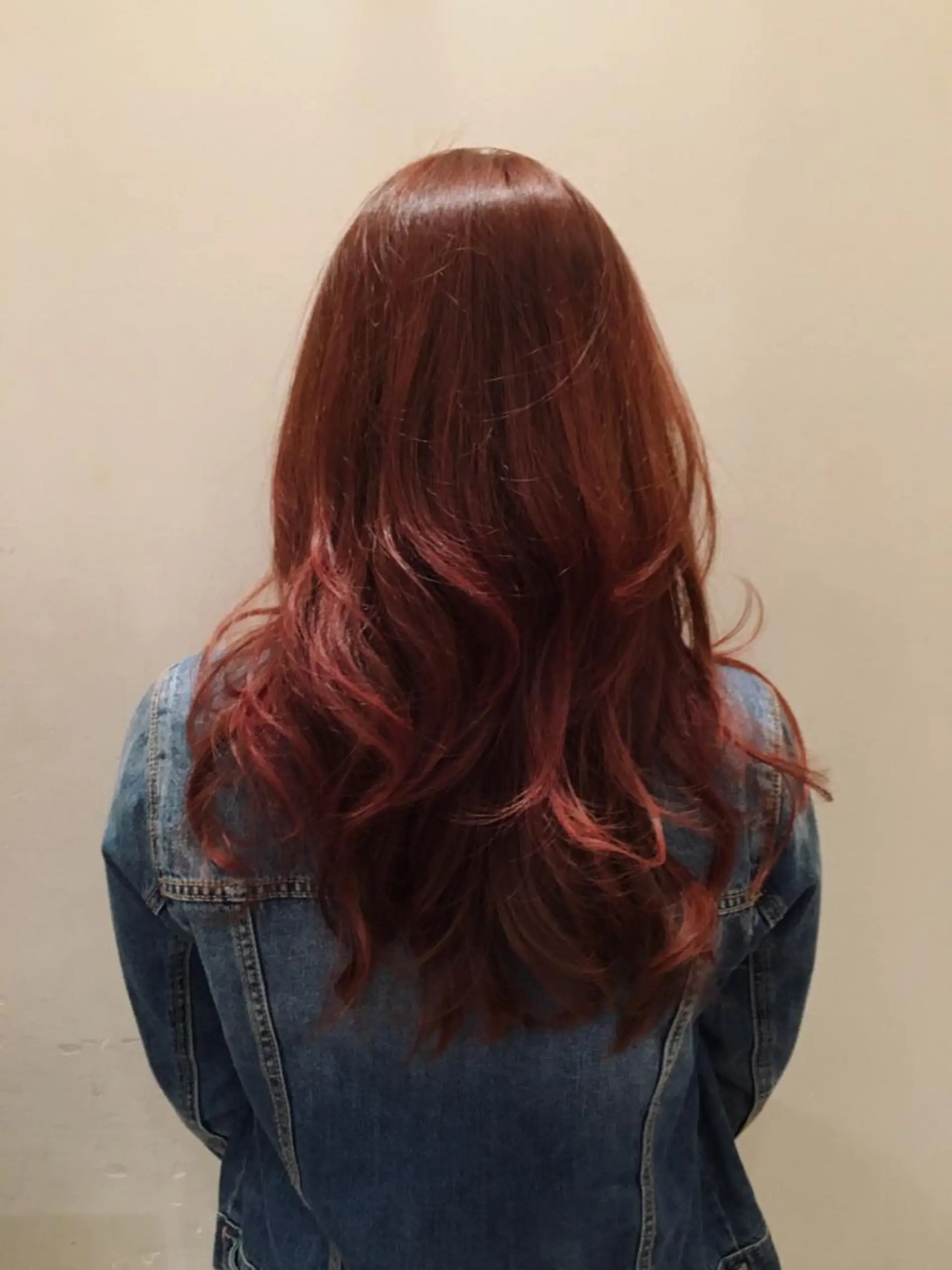セミロング カラー カット パーマ モードケイズJR尼崎 トップサロンD板垣のヘアスタイル