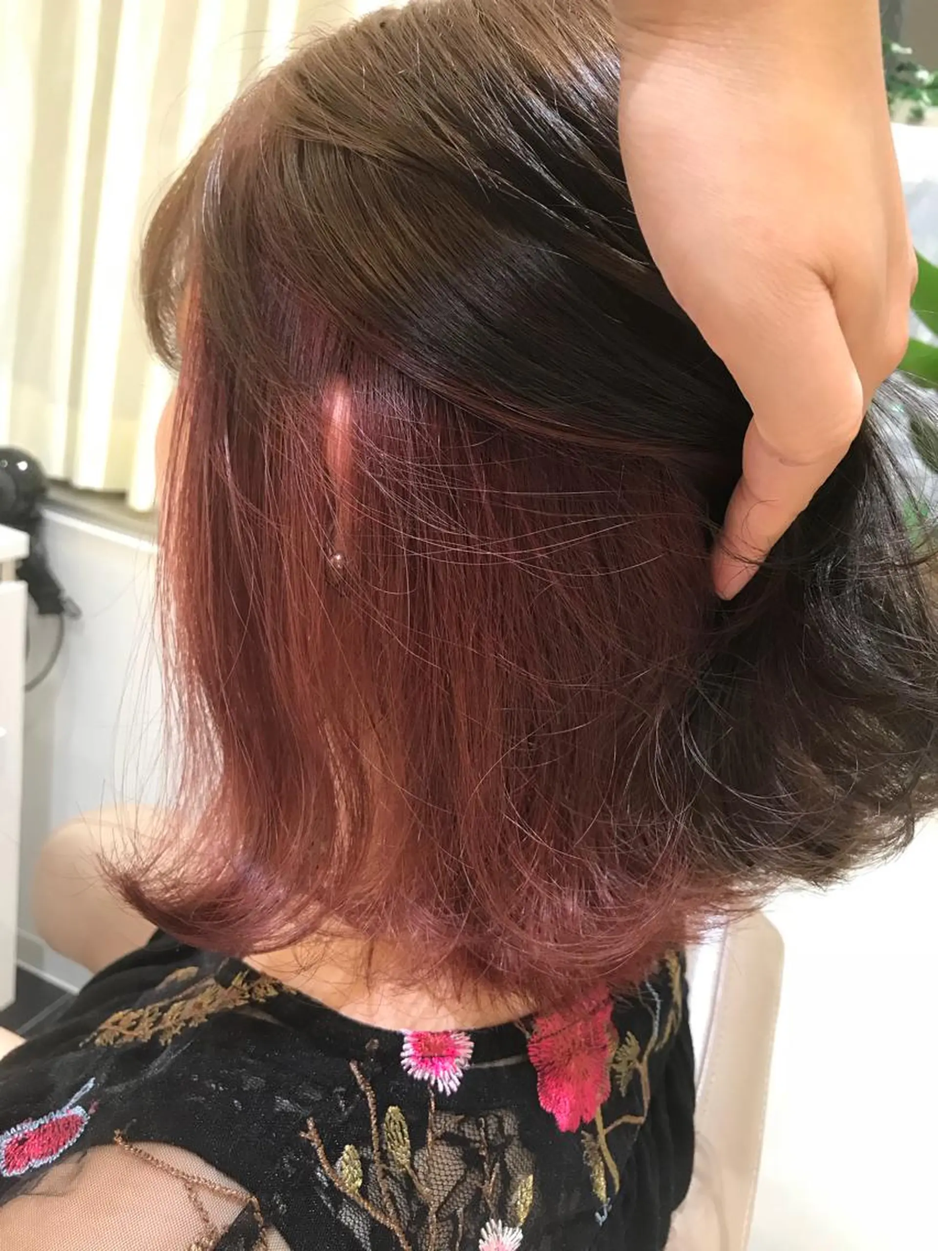 ショート カラー ピンクカラー 清藤 綾のヘアスタイル