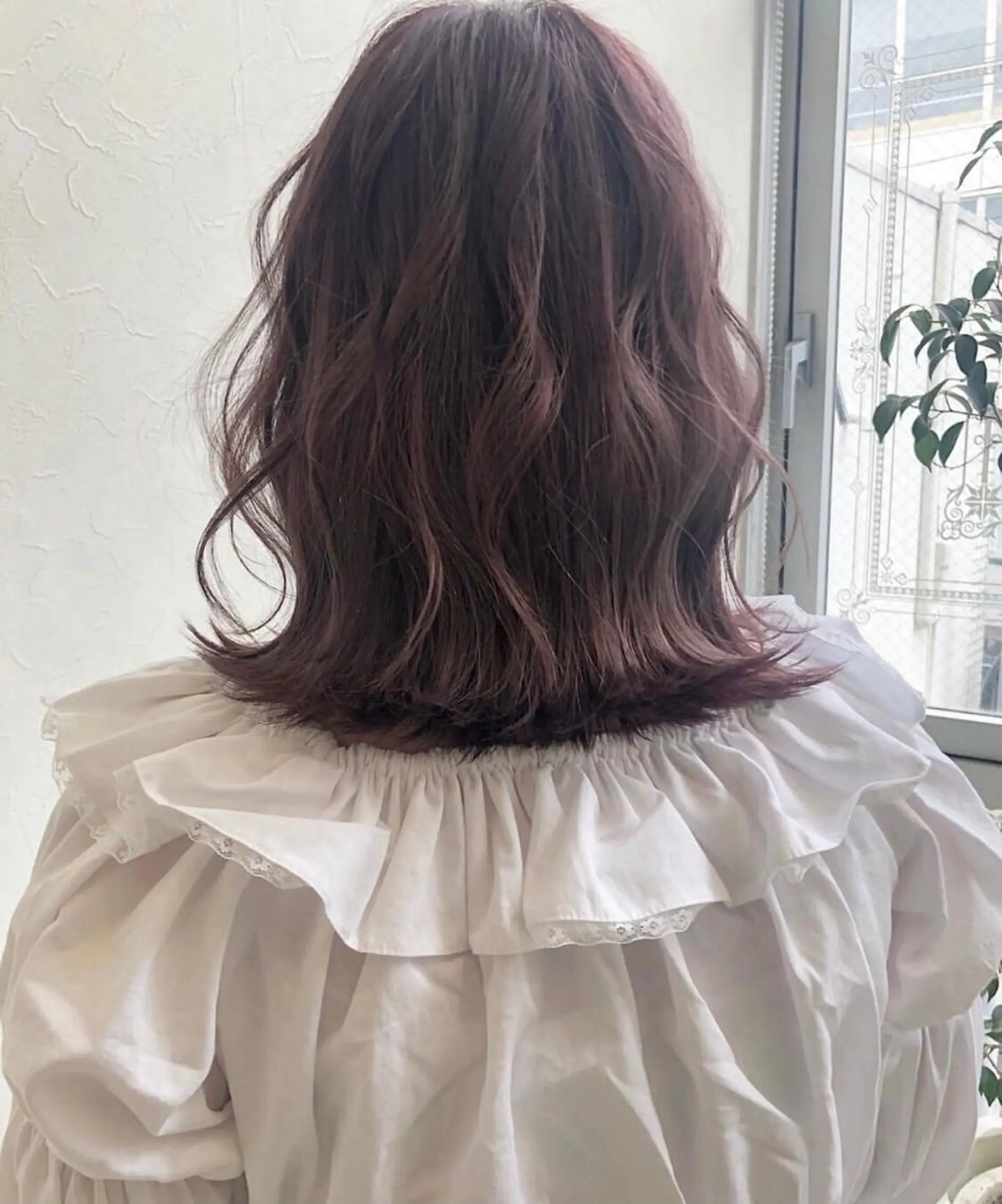 ミディアム カラー nakahara madokaのヘアスタイル