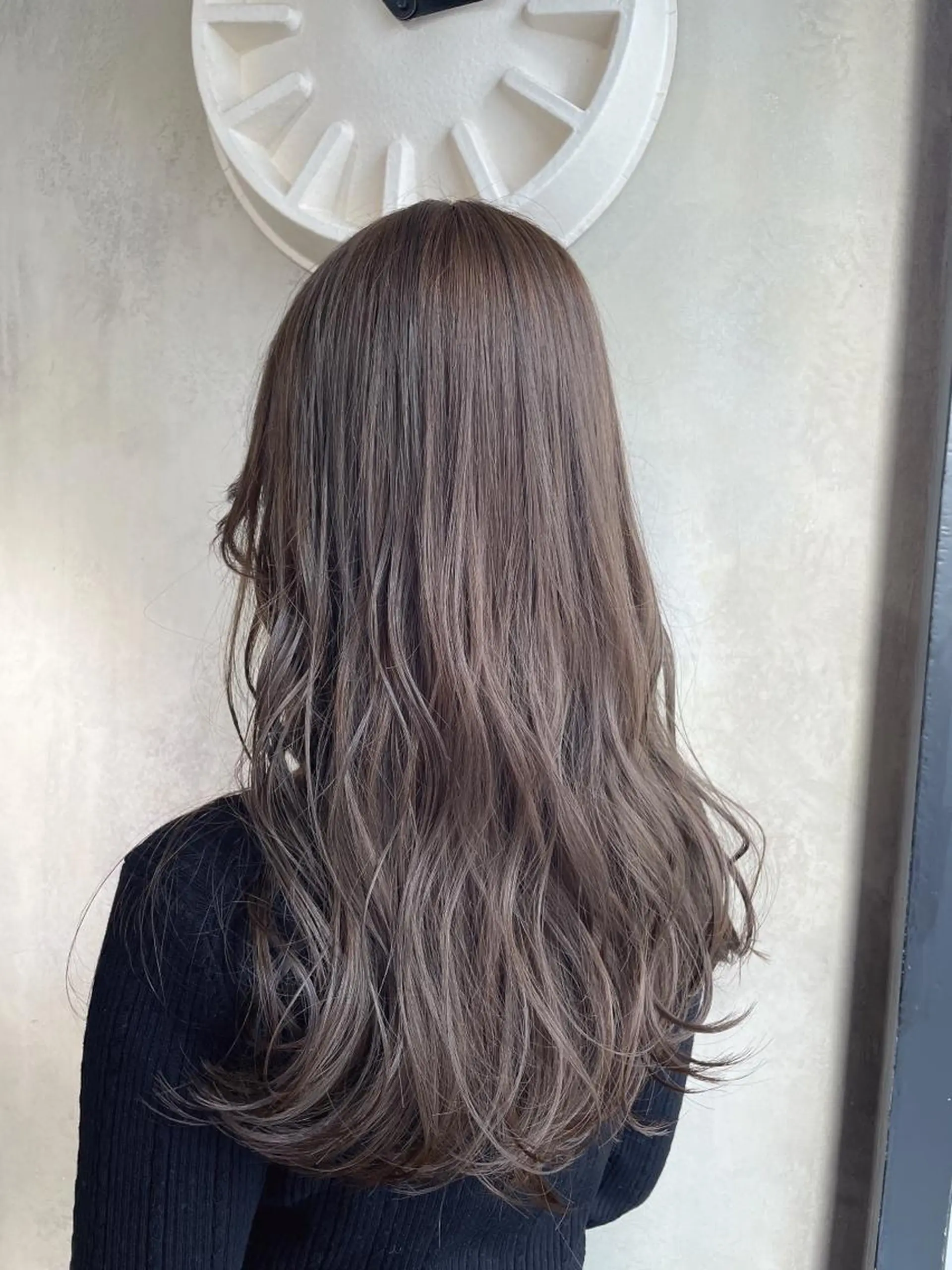 ロング カラー ヘアカラー 梅田美容室 山崎海波のヘアスタイル