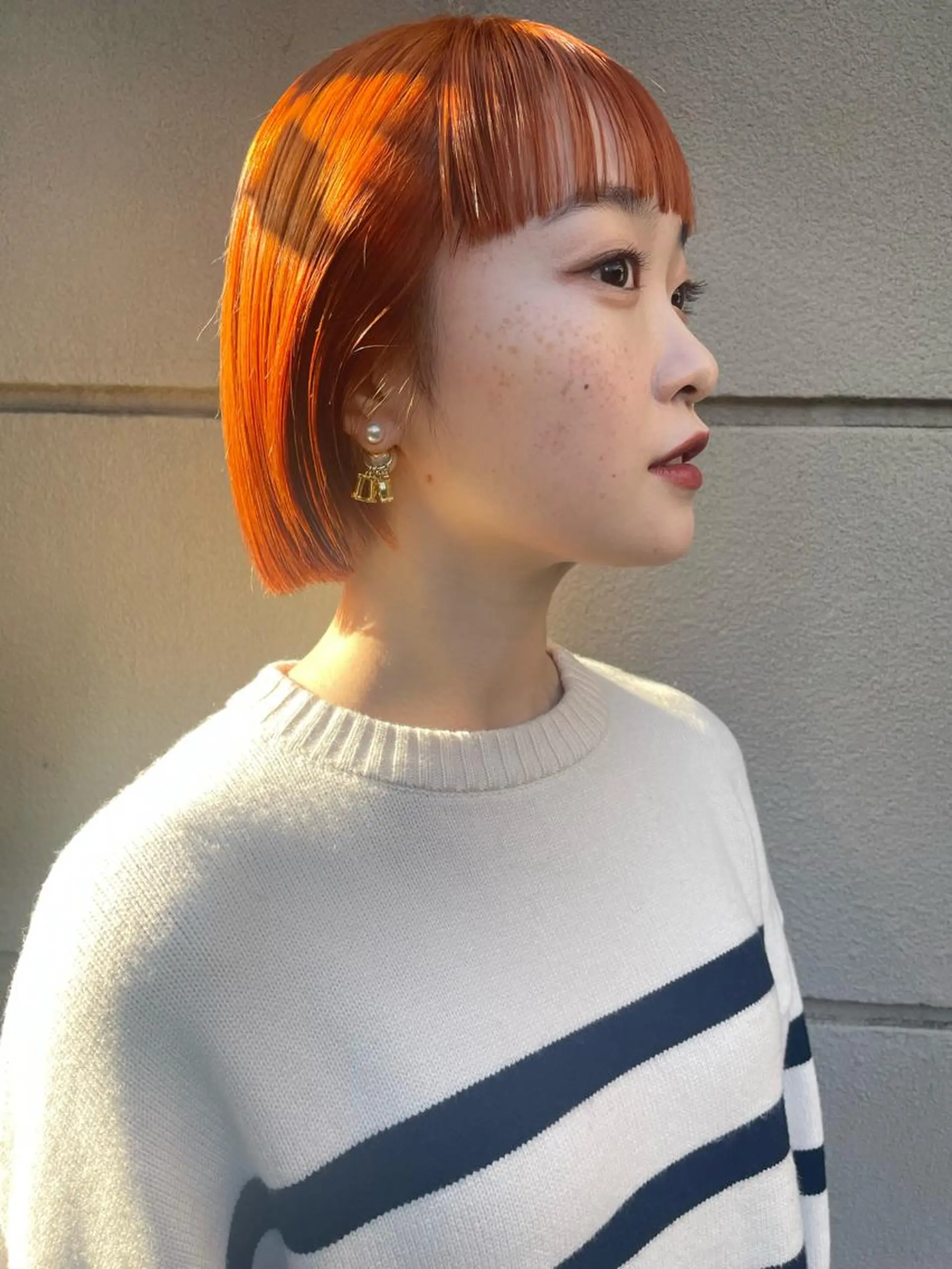 ショート カラー ヘアアレンジ satsuki ito/暖色、パーマのヘアスタイル
