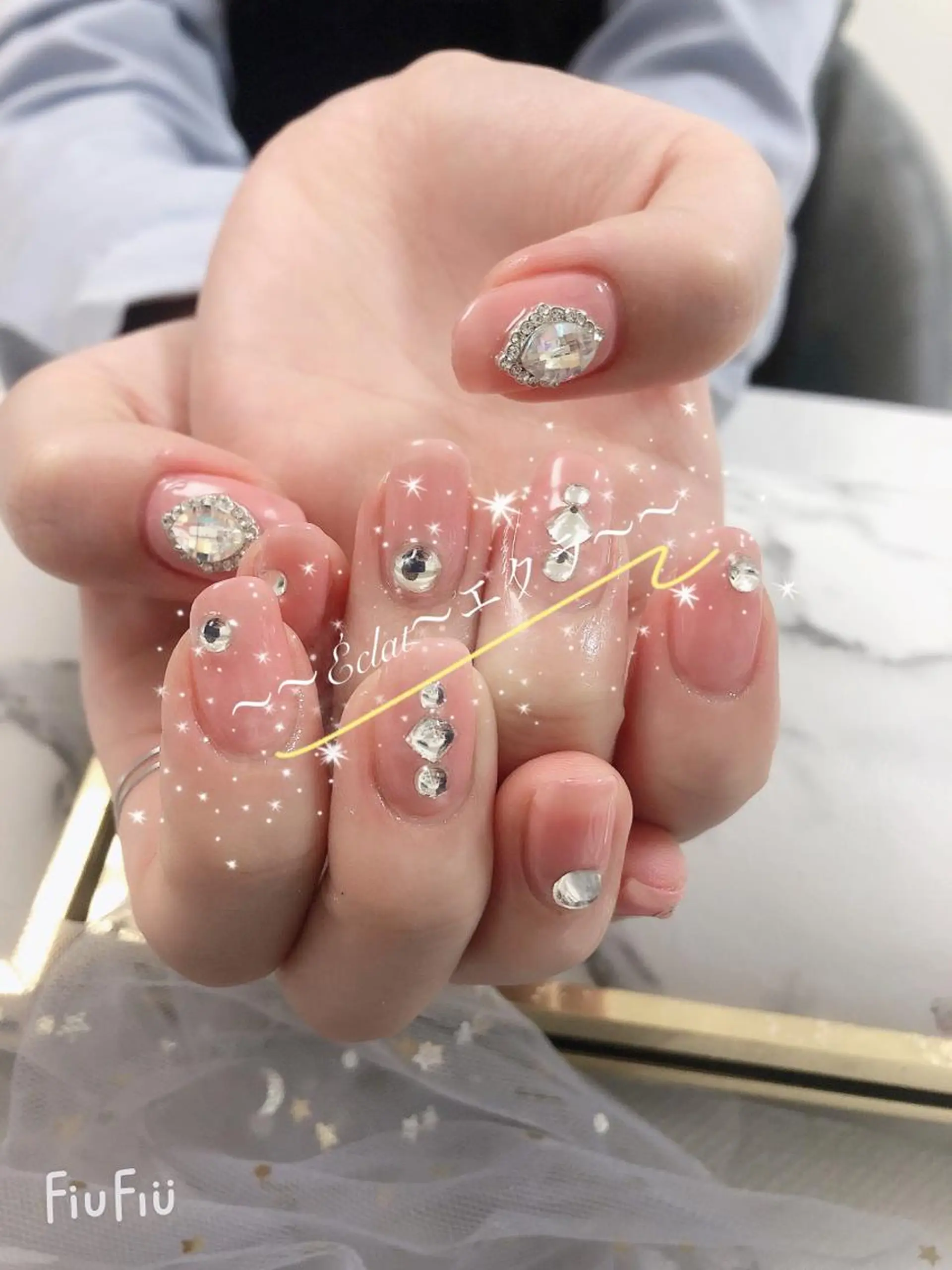 ネイル ハンドネイル ハンドケア ネイルサロンエクラ 🫧Shizukaのネイルデザイン