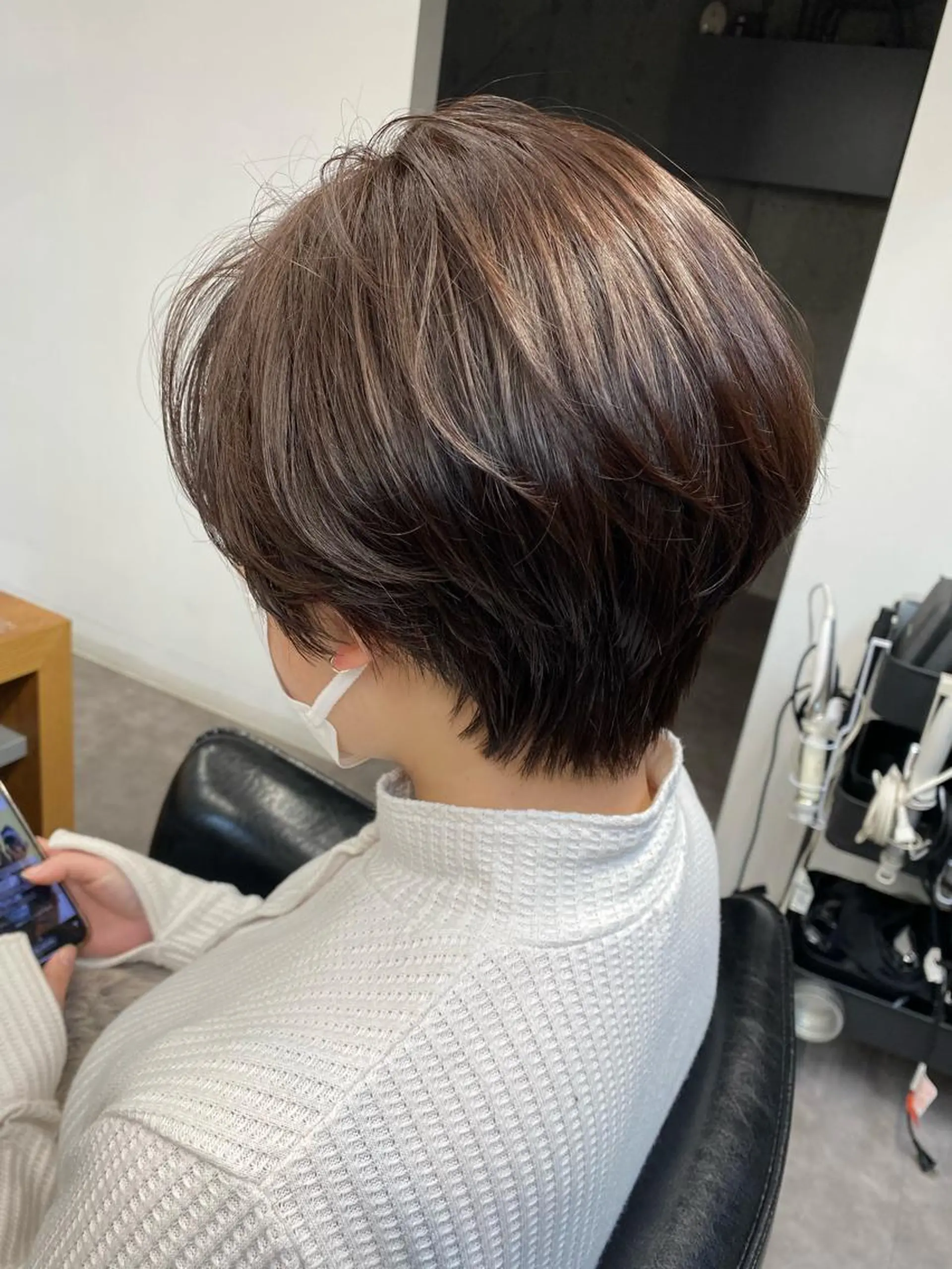 ショート ショート･ウルフ✂︎ 安住有咲子のヘアスタイル