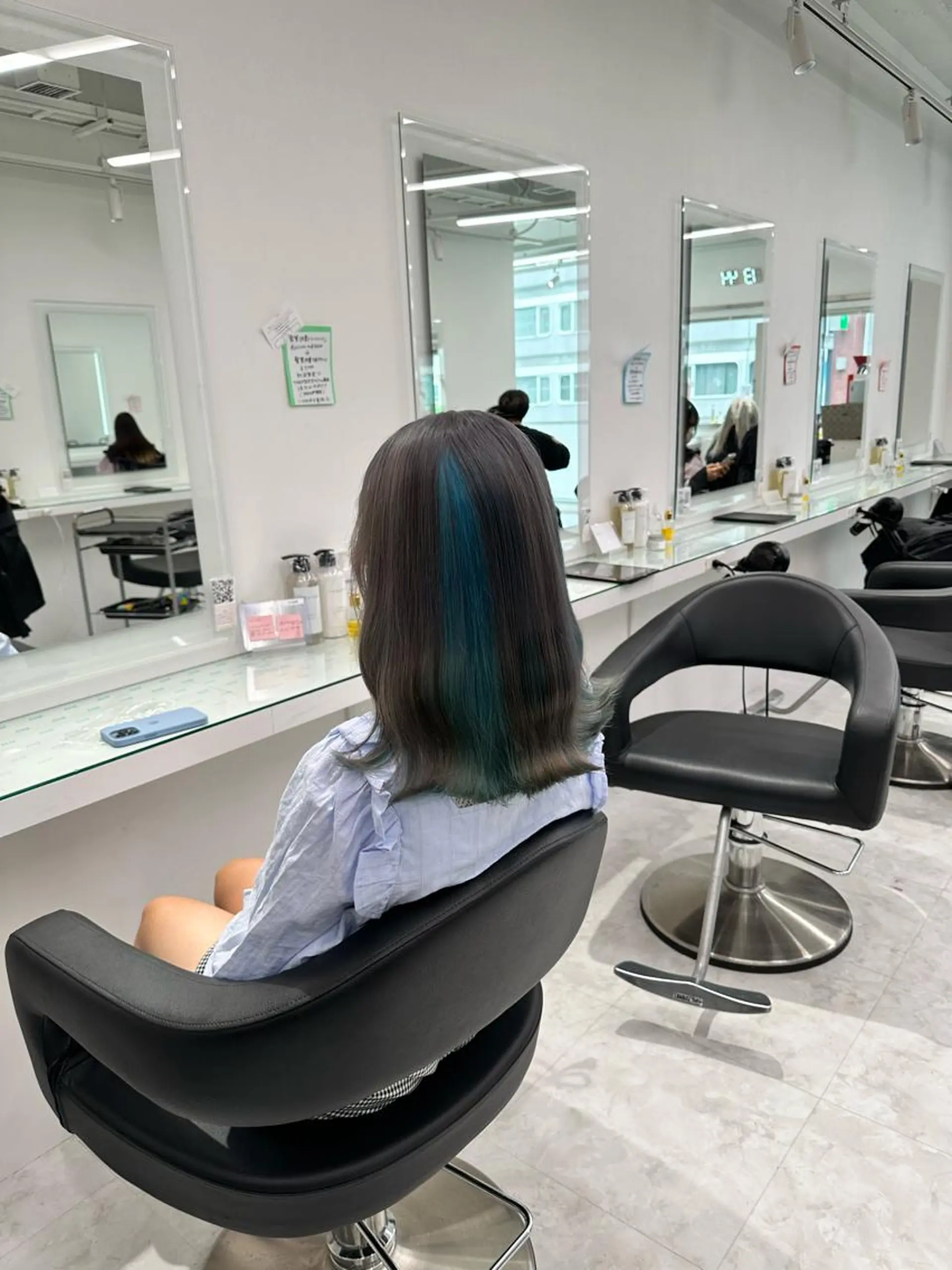 カラー マンツーマン/原宿/ 透明感カラー⭐️のヘアスタイル
